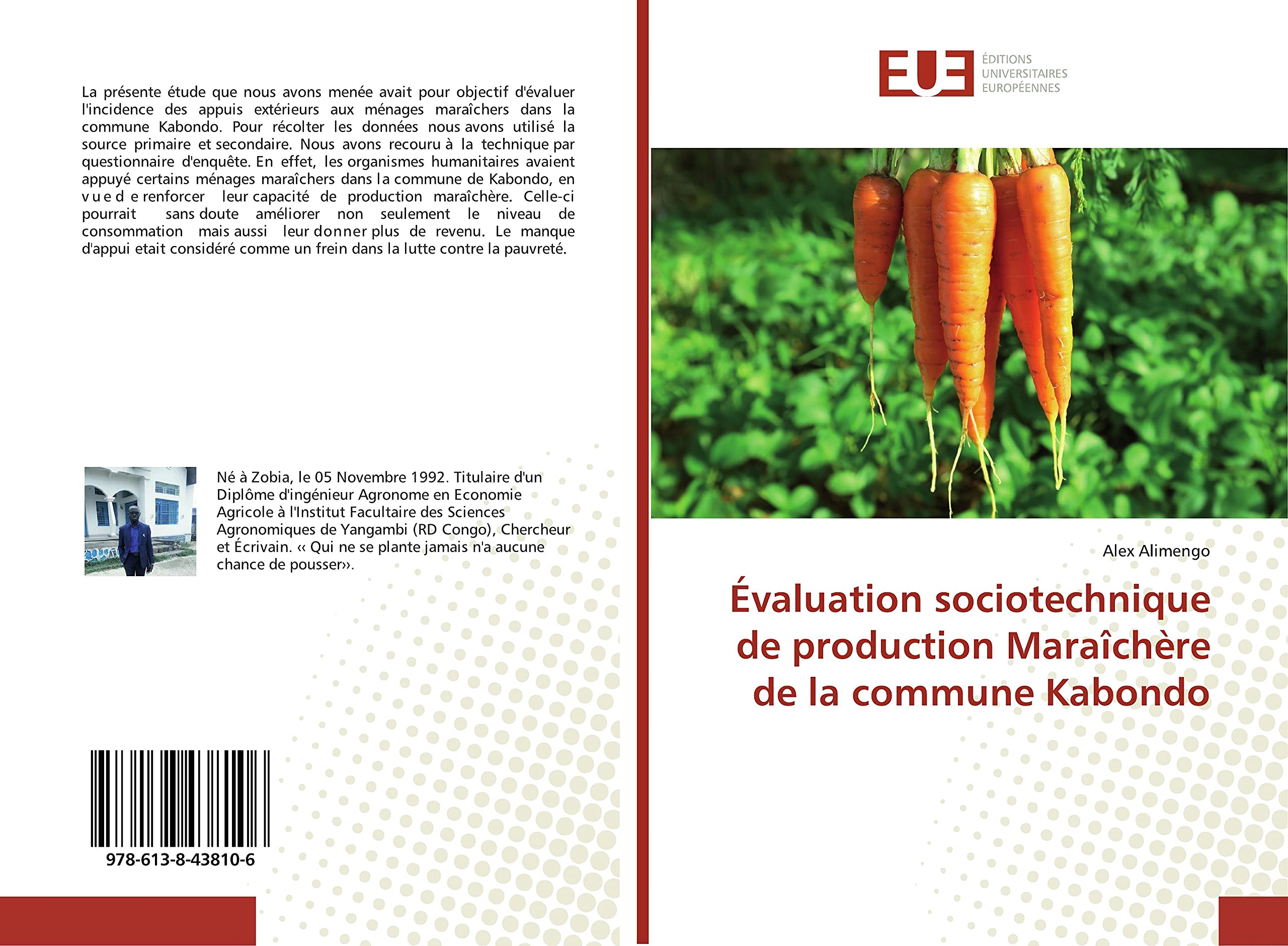 Évaluation sociotechnique de production Maraîchère de la commune Kabondo book