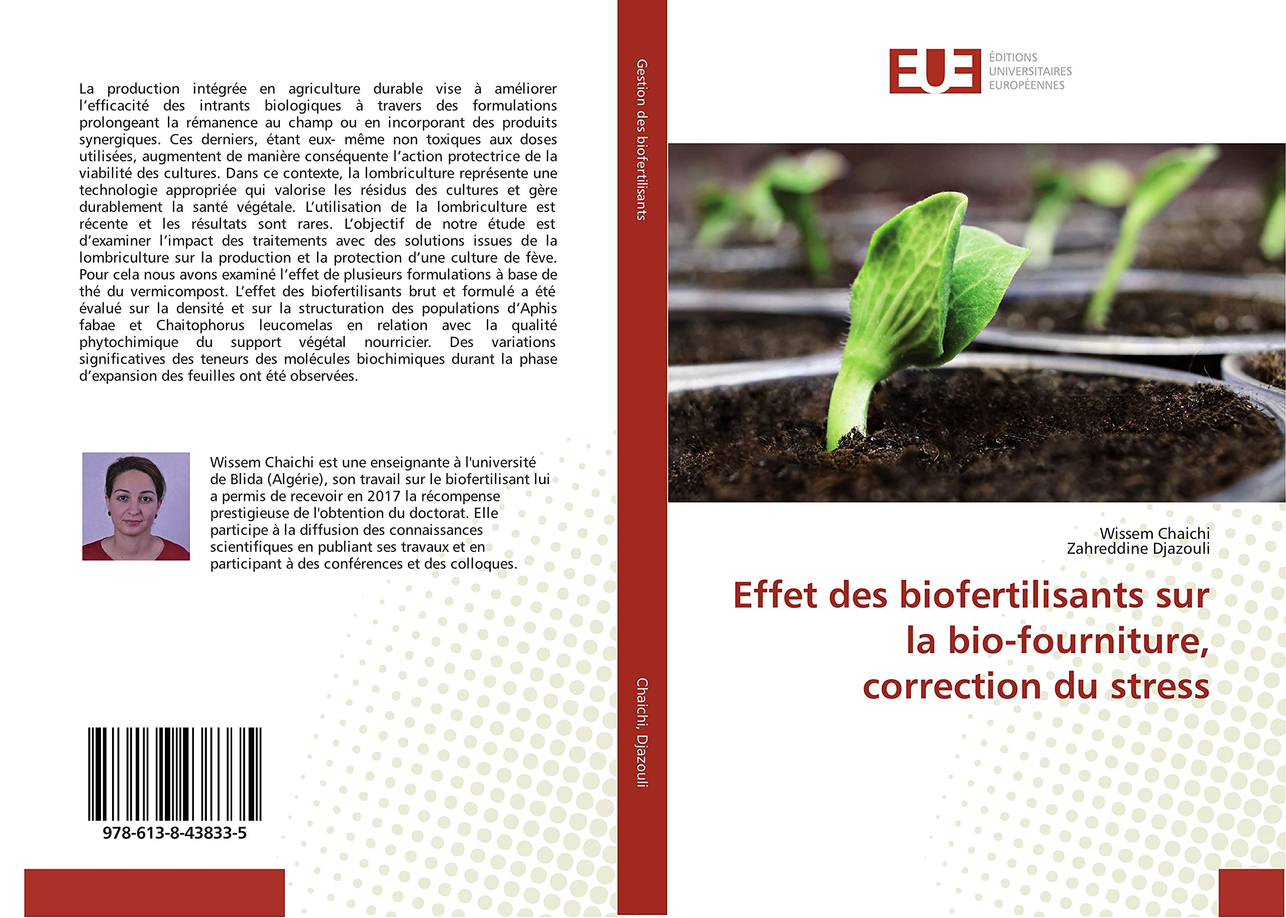 Effet des biofertilisants sur la bio-fourniture, correction du stress book