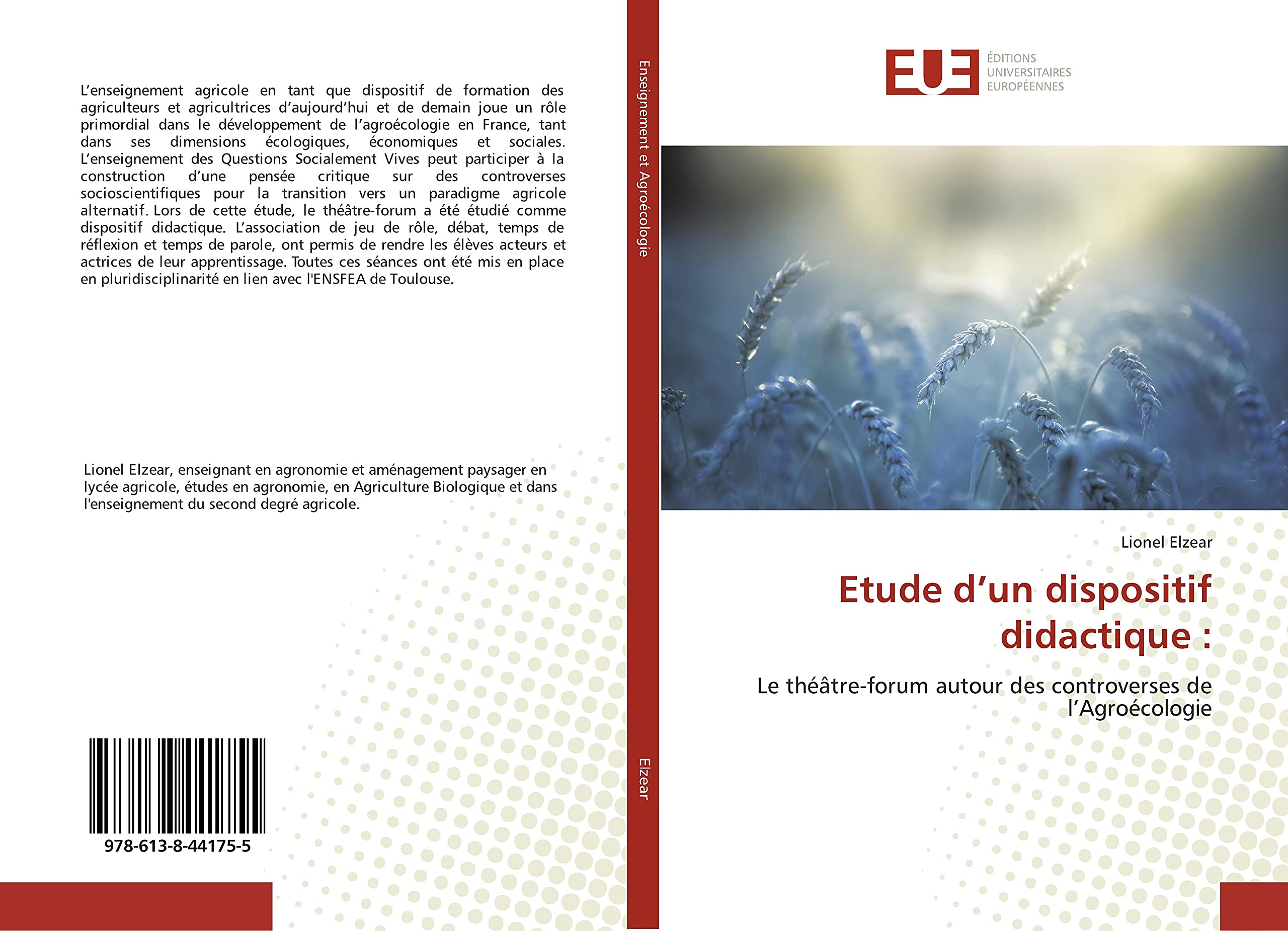 Etude d'un dispositif didactique :: Le théâtre-forum autour des controverses de l'Agroécologie book