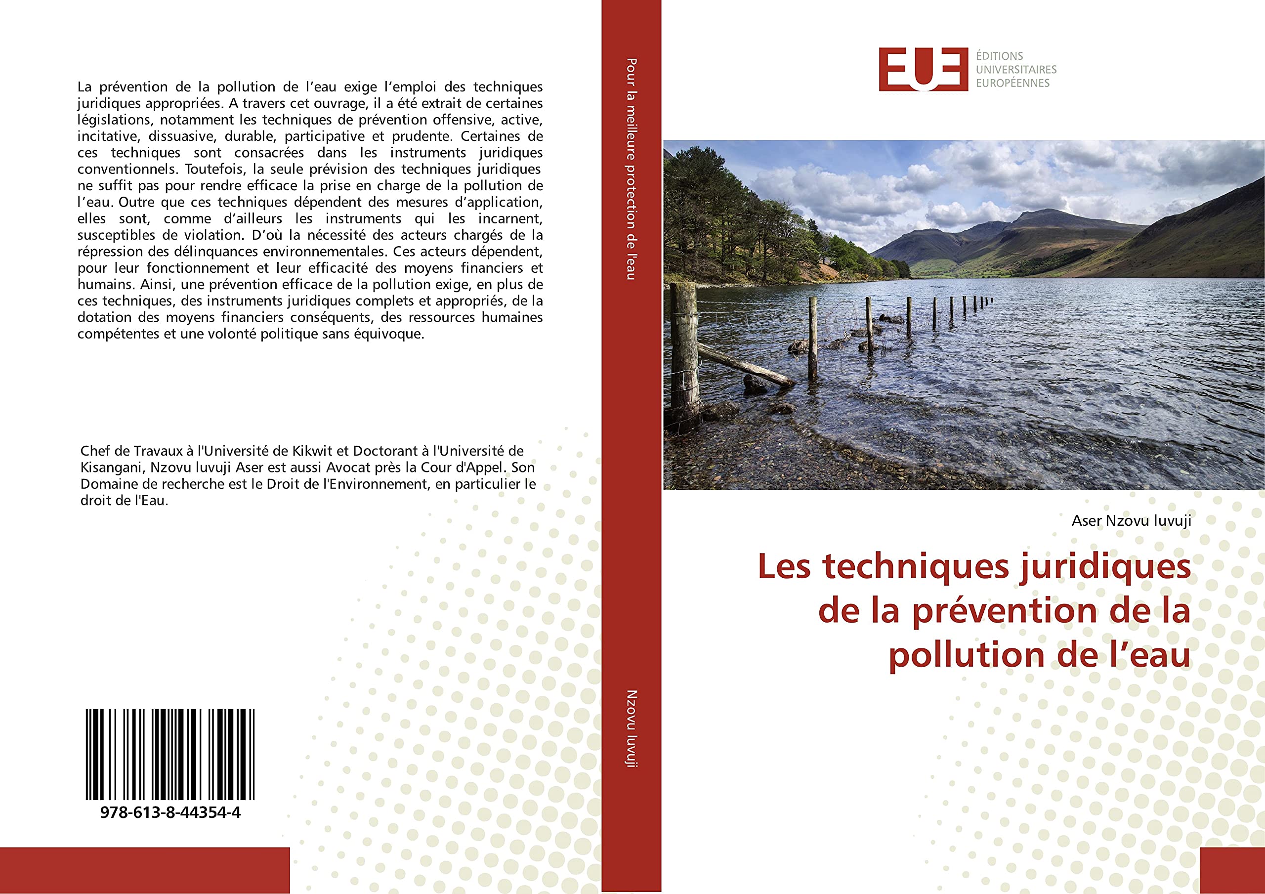 Les techniques juridiques de la prévention de la pollution de l’eau book