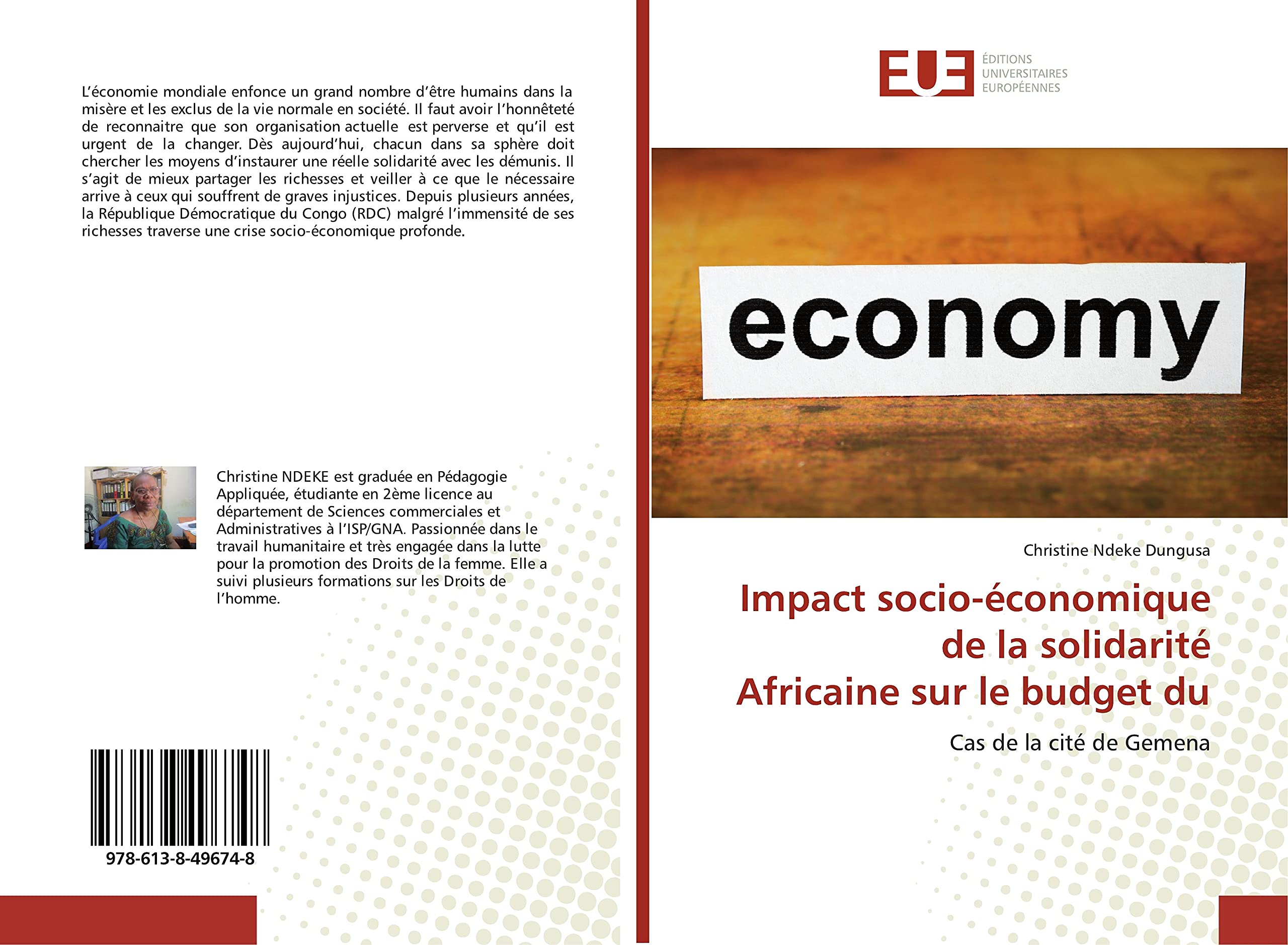 Impact socio-économique de la solidarité Africaine sur le budget du ménage:: Cas de la cité de Gemena book