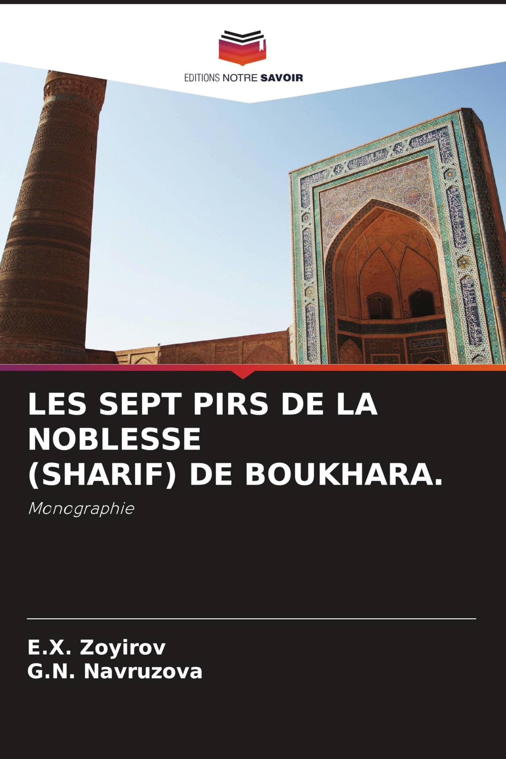 LES SEPT PIRS DE LA NOBLESSE (SHARIF) DE BOUKHARA. Philosophy