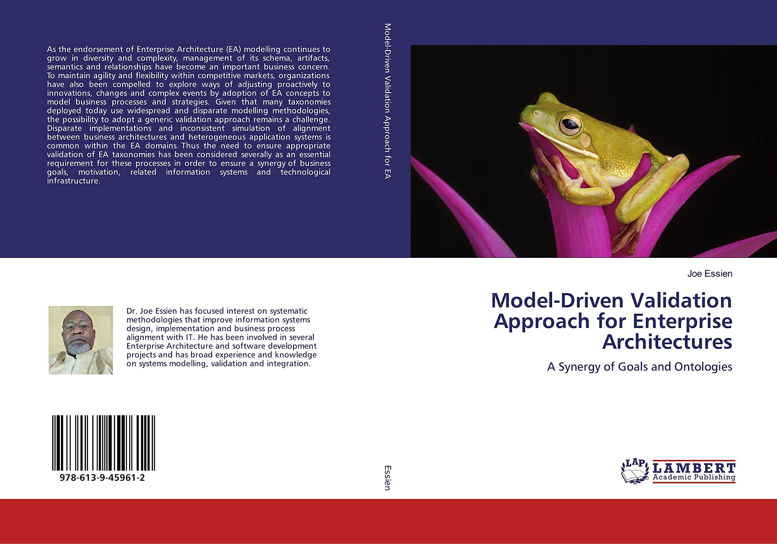 Model-Driven Validation Approach for Enterprise Architectures: A Synergy of Goals and Ontologies book