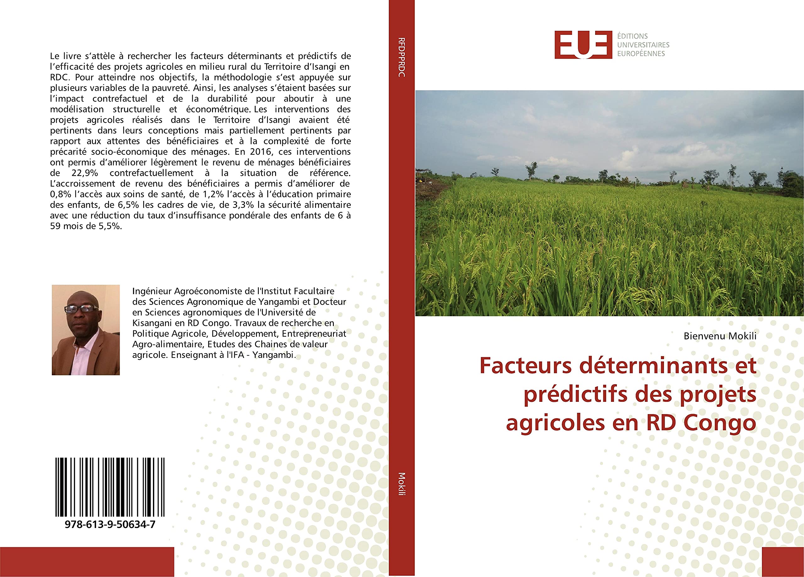 Facteurs déterminants et prédictifs des projets agricoles en RD Congo book
