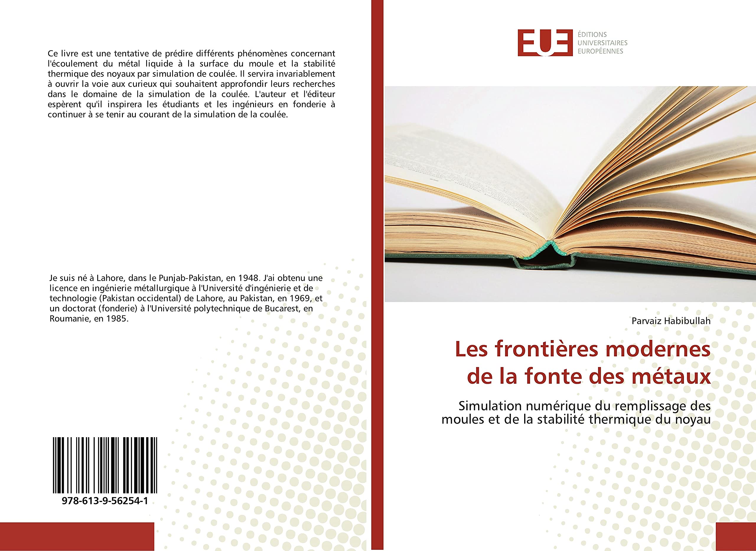 Les frontières modernes de la fonte des métaux: Simulation numérique du remplissage des moules et de la stabilité thermique du noyau book