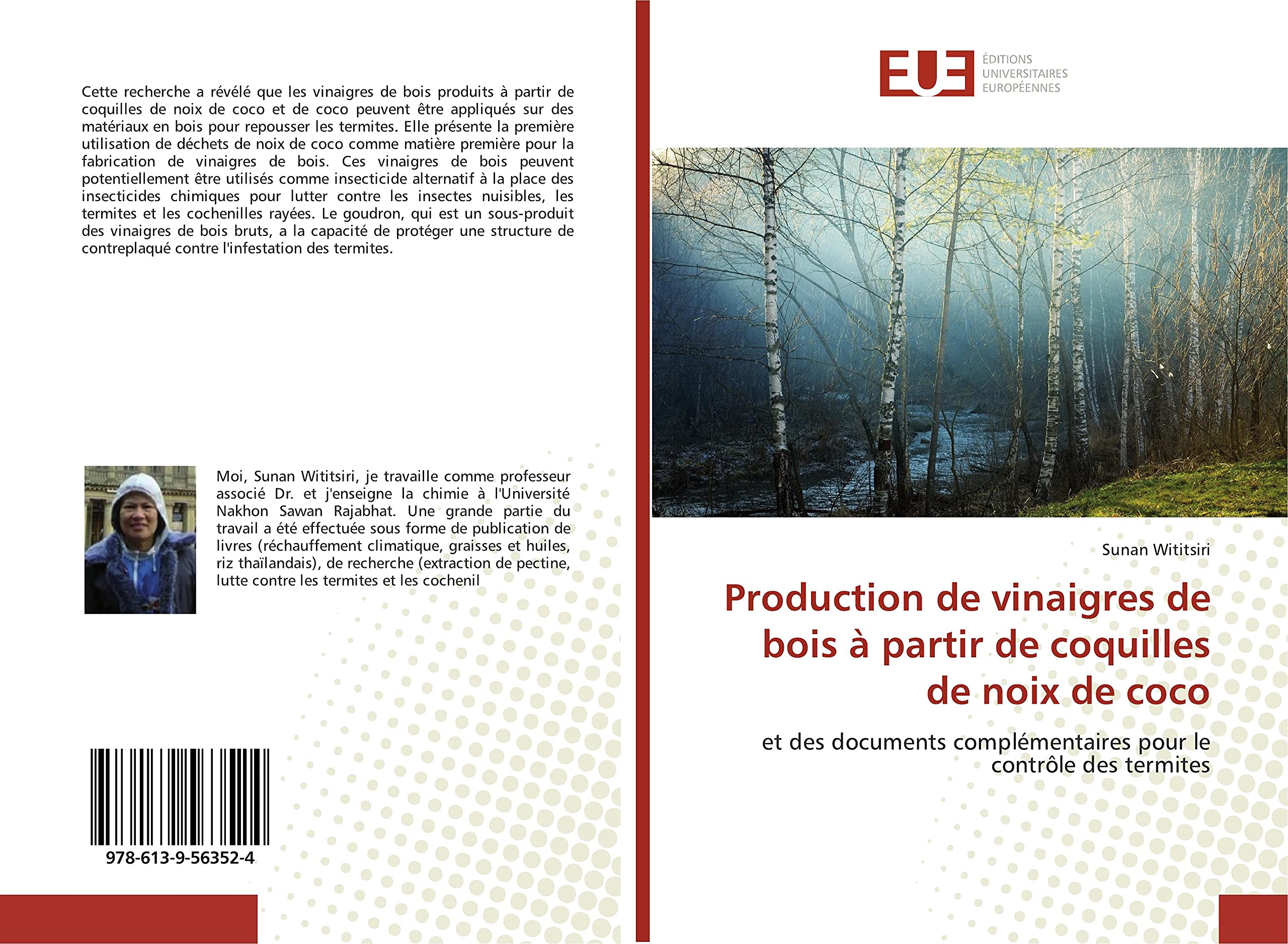 Production de vinaigres de bois à partir de coquilles de noix de coco: et des documents complémentaires pour le contrôle des termites book