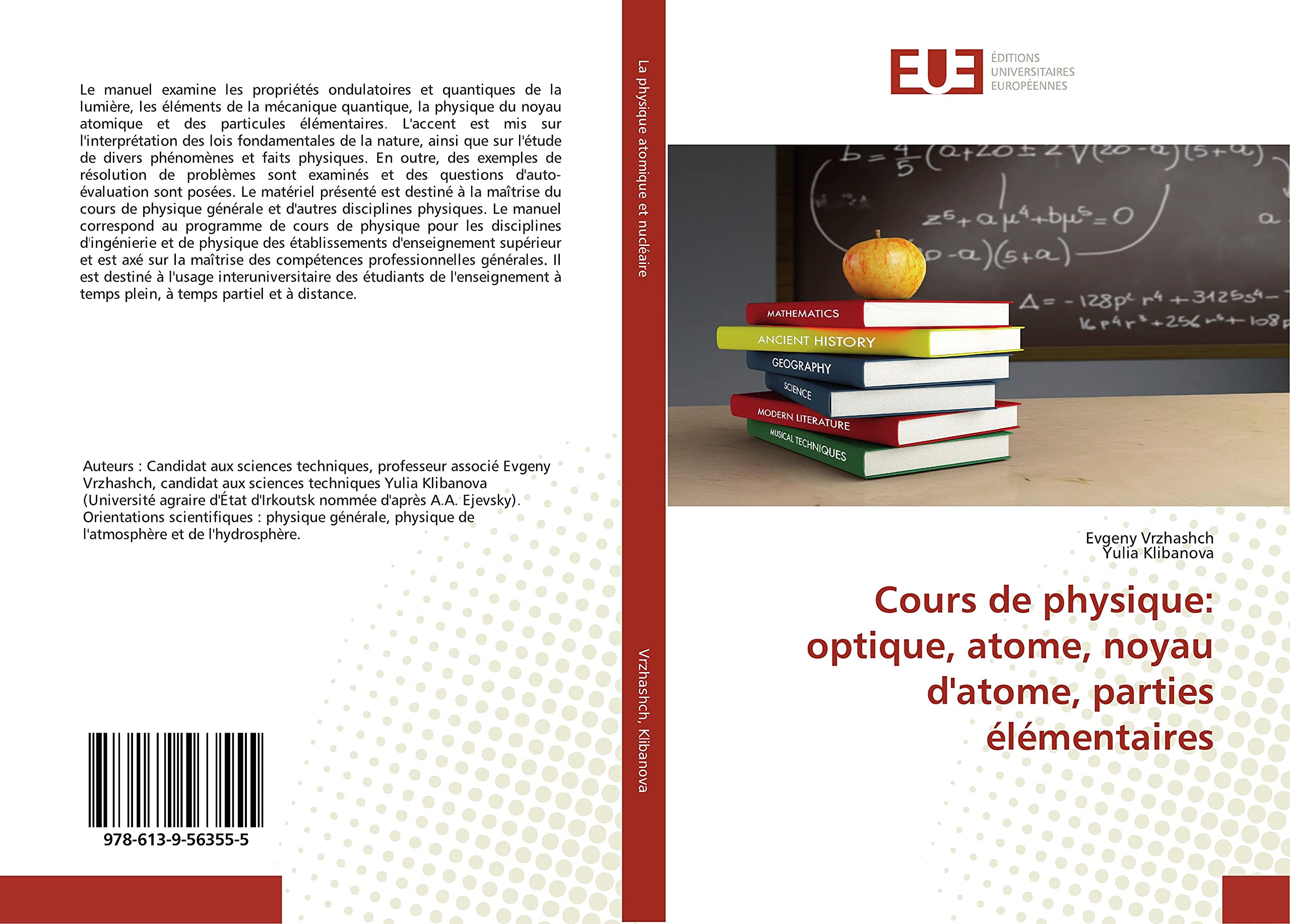 Cours de physique: optique, atome, noyau d'atome, parties élémentaires book