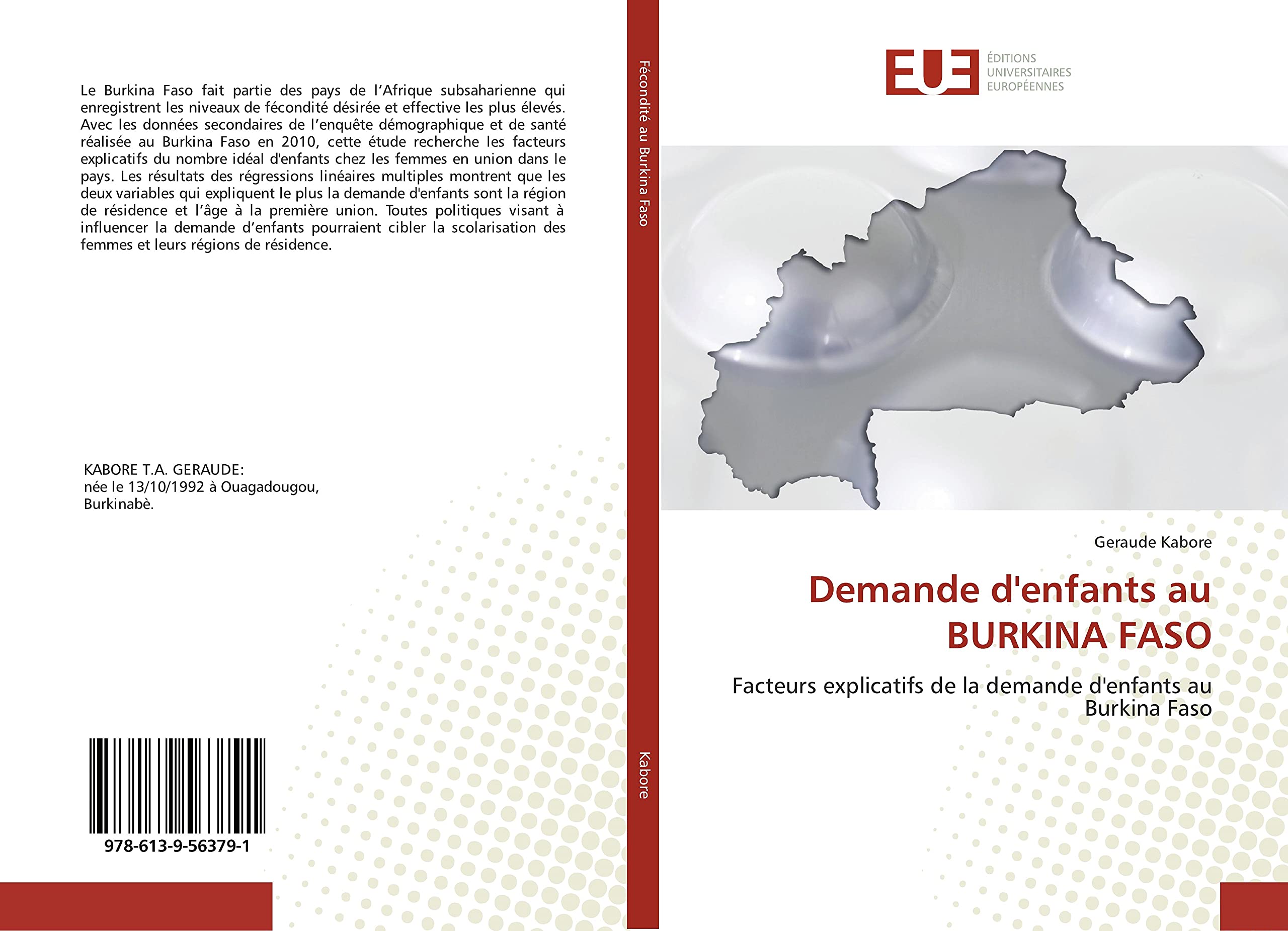 Demande d'enfants au BURKINA FASO: Facteurs explicatifs de la demande d'enfants au Burkina Faso book