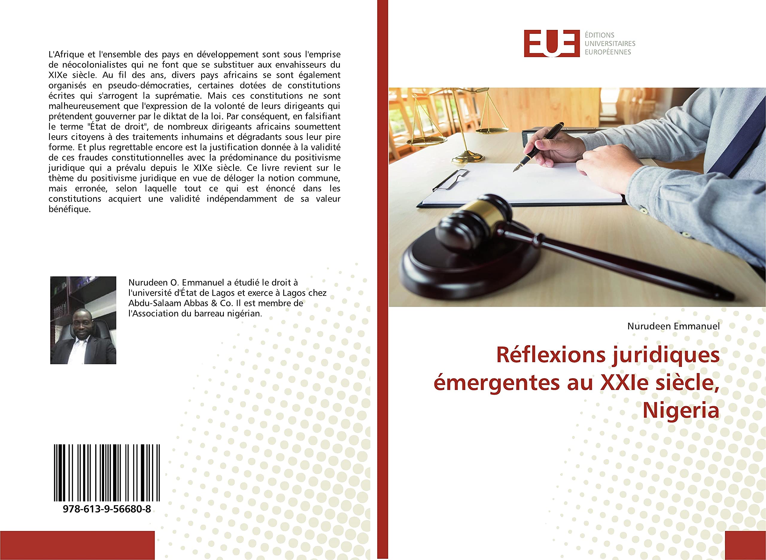 Réflexions juridiques émergentes au XXIe siècle, Nigeria book
