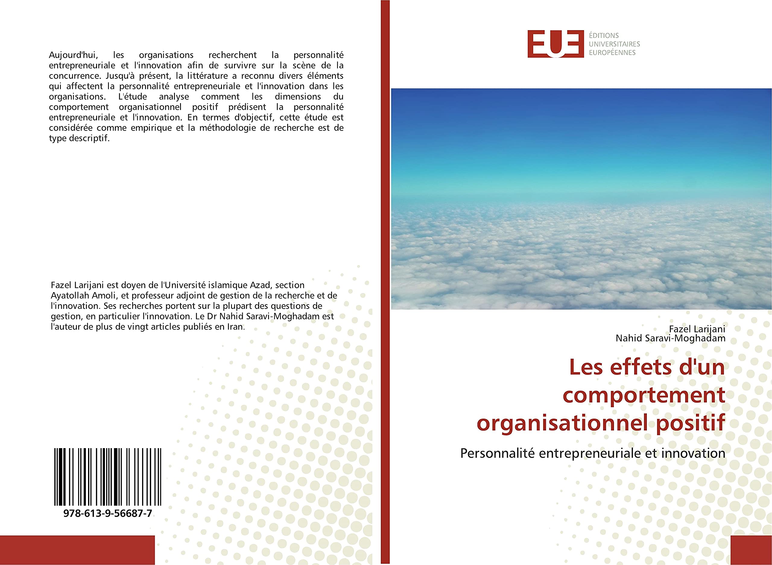 Les effets d'un comportement organisationnel positif: Personnalité entrepreneuriale et innovation book