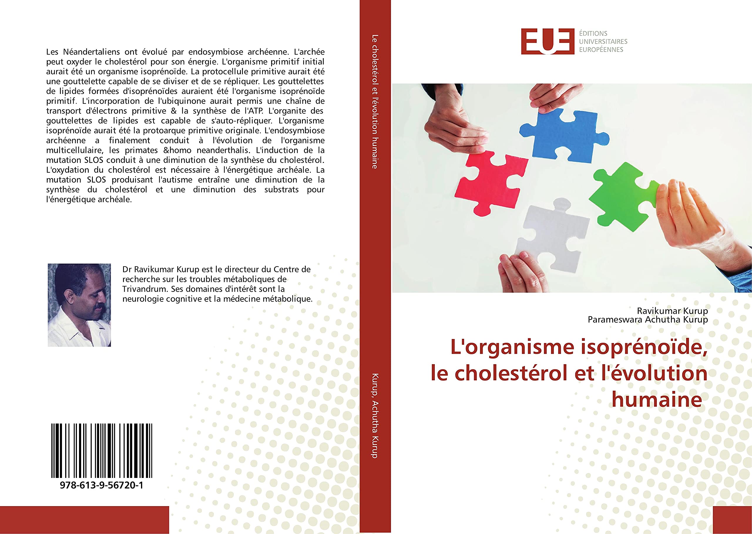 L'organisme isoprénoïde, le cholestérol et l'évolution humaine book