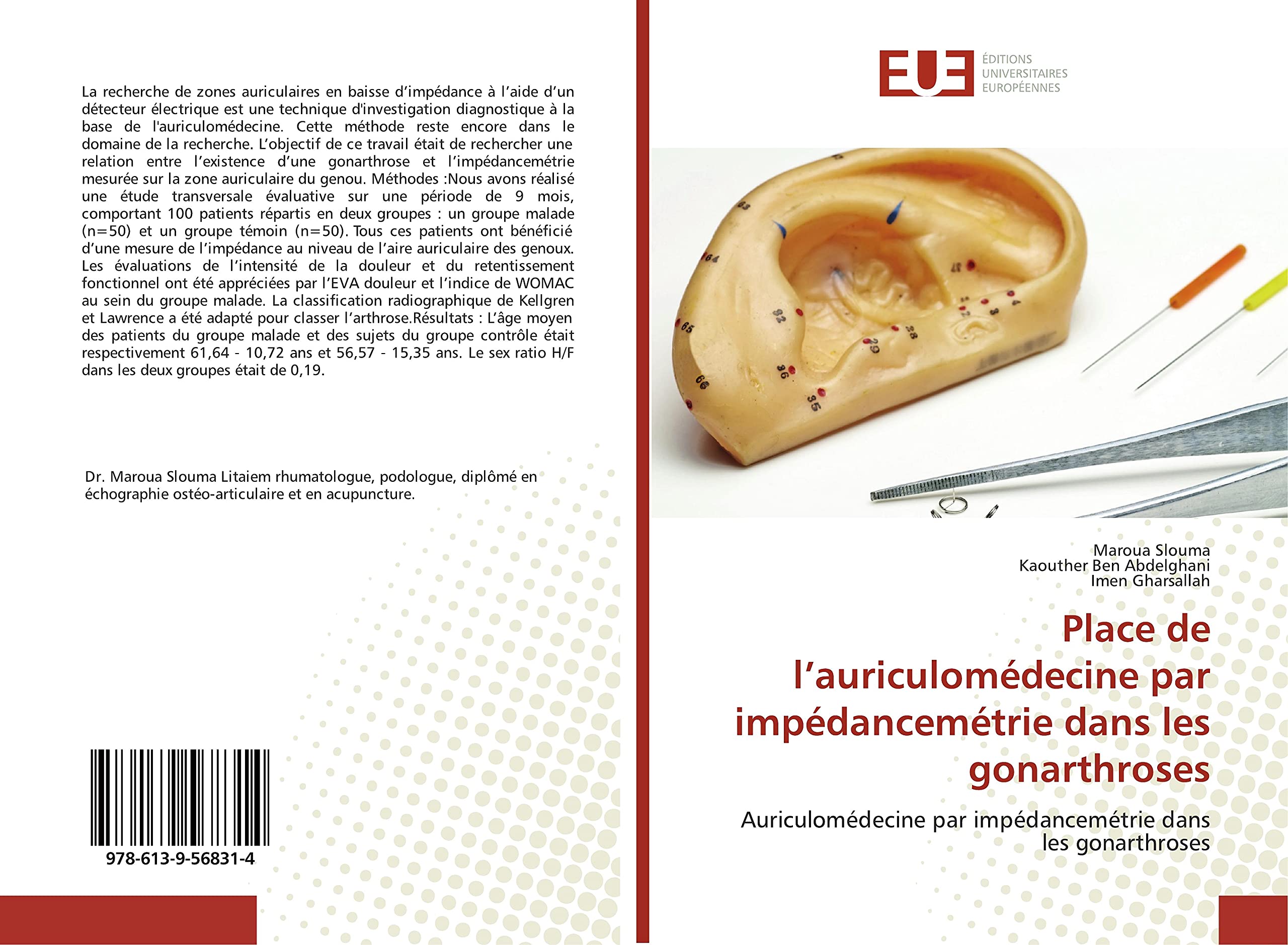 Place de l’auriculomédecine par impédancemétrie dans les gonarthroses: Auriculomédecine par impédancemétrie dans les gonarthroses book
