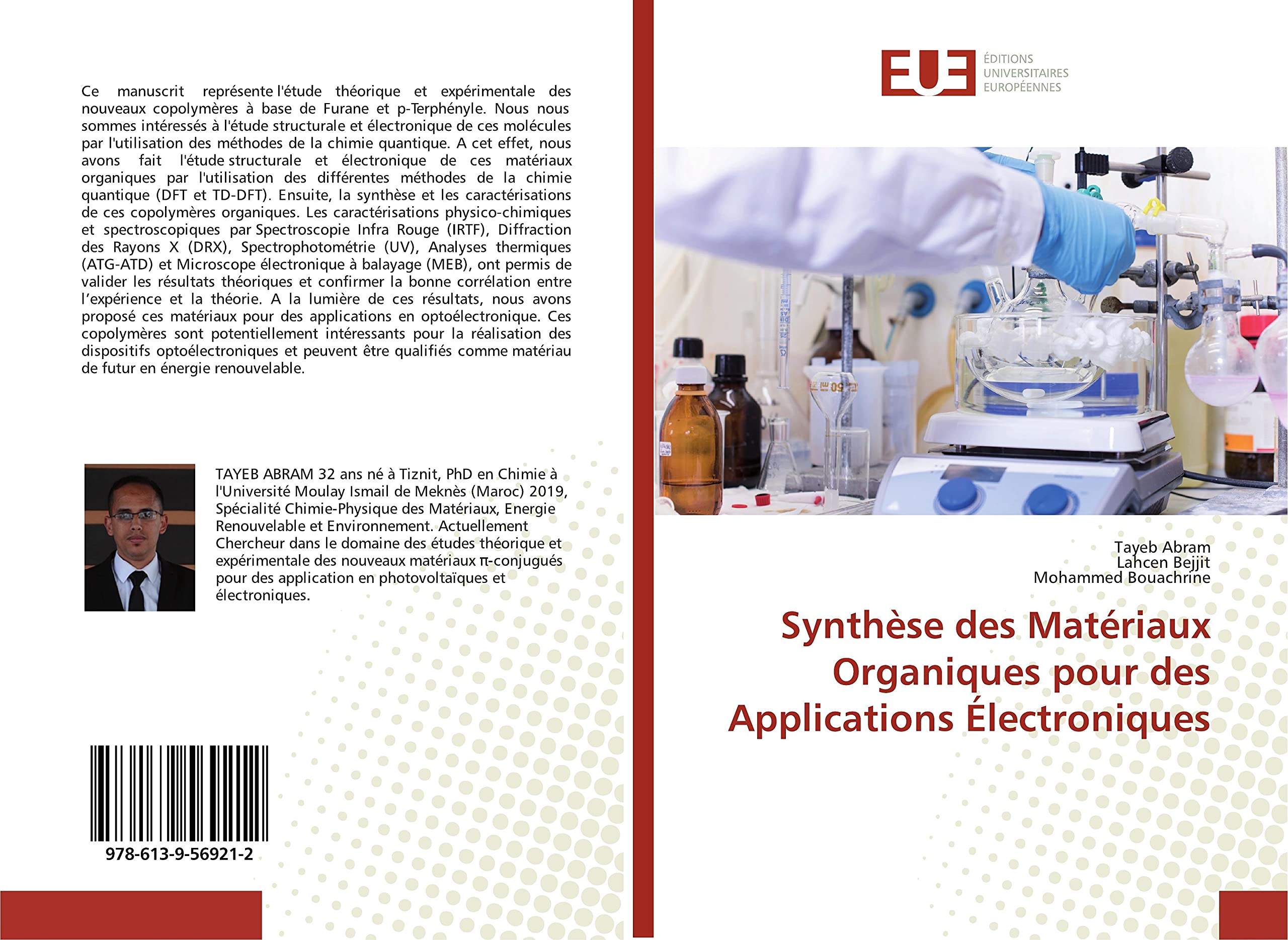 Synthèse des Matériaux Organiques pour des Applications Électroniques book