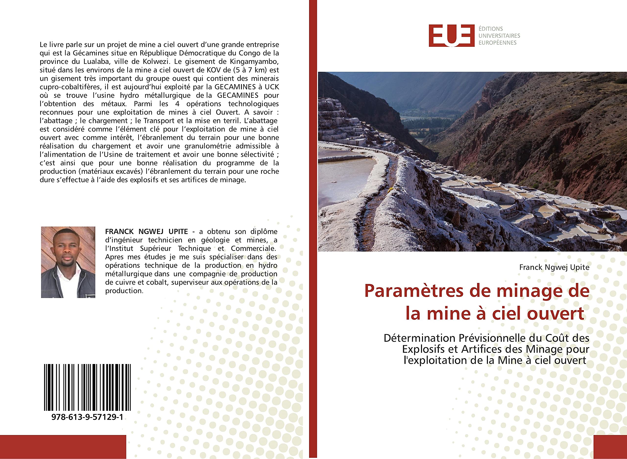 Paramètres de minage de la mine à ciel ouvert: Détermination Prévisionnelle du Coût des Explosifs et Artifices des Minage pour l'exploitation de la Mine à ciel ouvert book