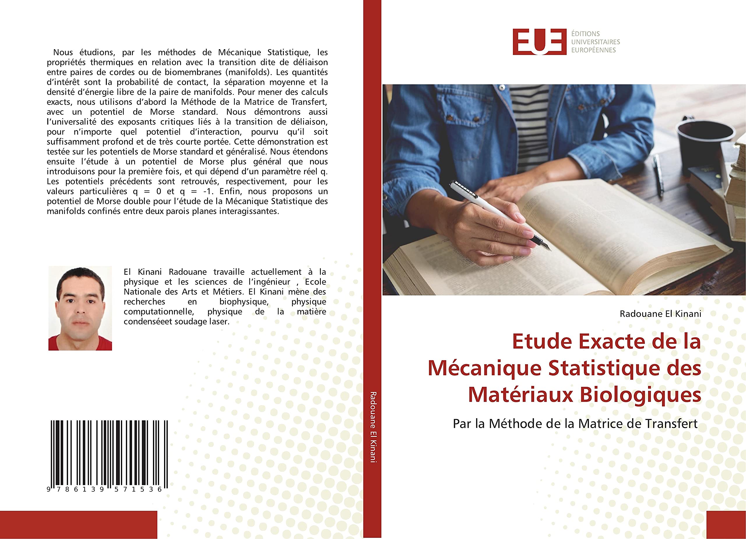 Etude Exacte de la Mécanique Statistique des Matériaux Biologiques: Par la Méthode de la Matrice de Transfert book