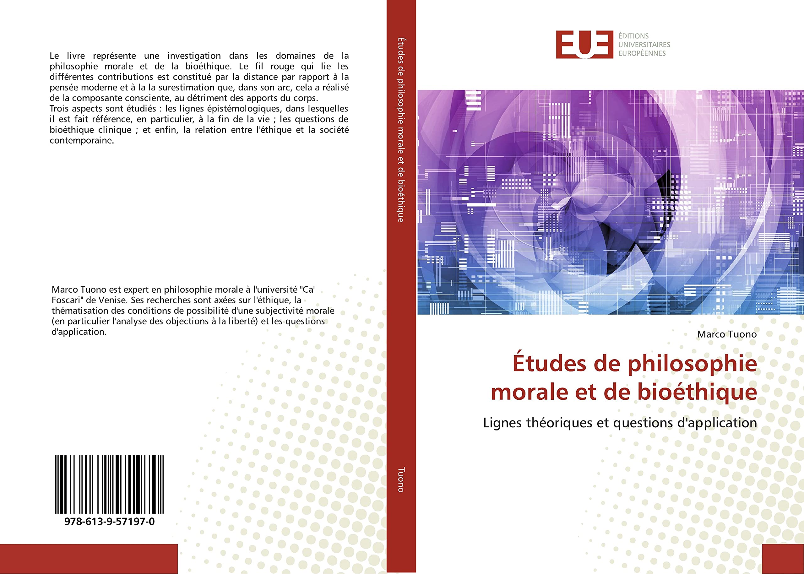 Études de philosophie morale et de bioéthique: Lignes théoriques et questions d'application book