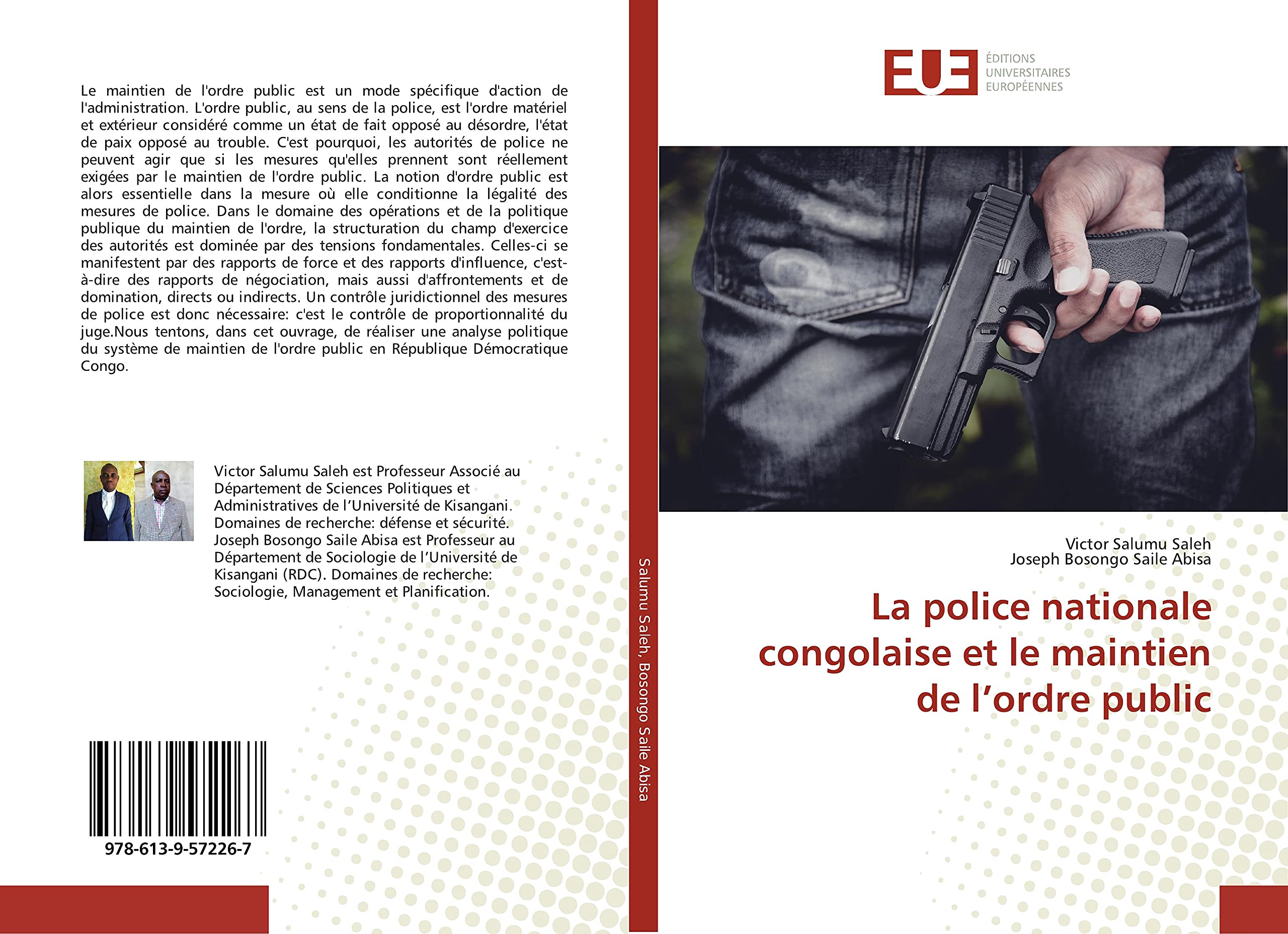 La police nationale congolaise et le maintien de l’ordre public book