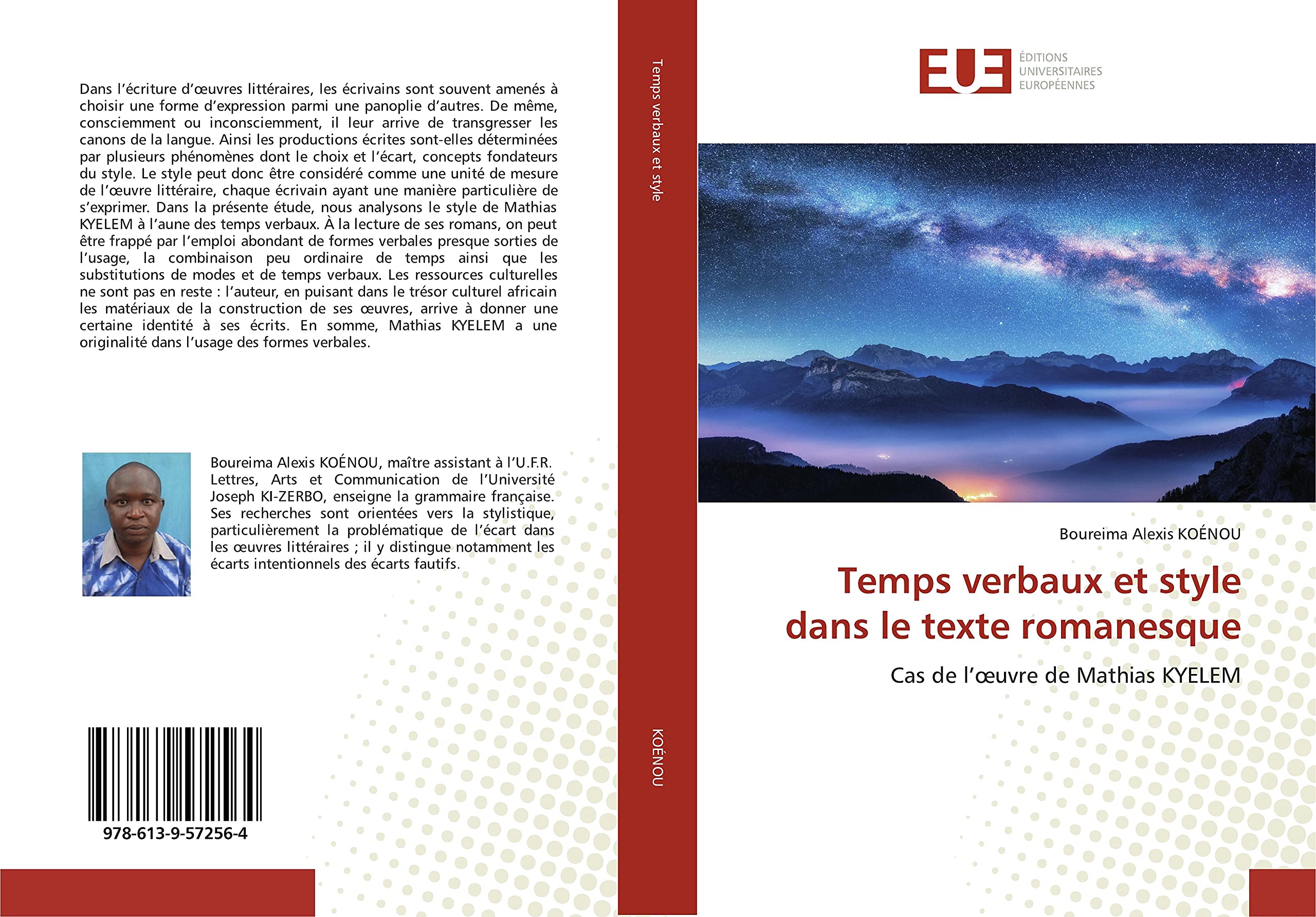 Temps verbaux et style dans le texte romanesque: Cas de l’œuvre de Mathias KYELEM book