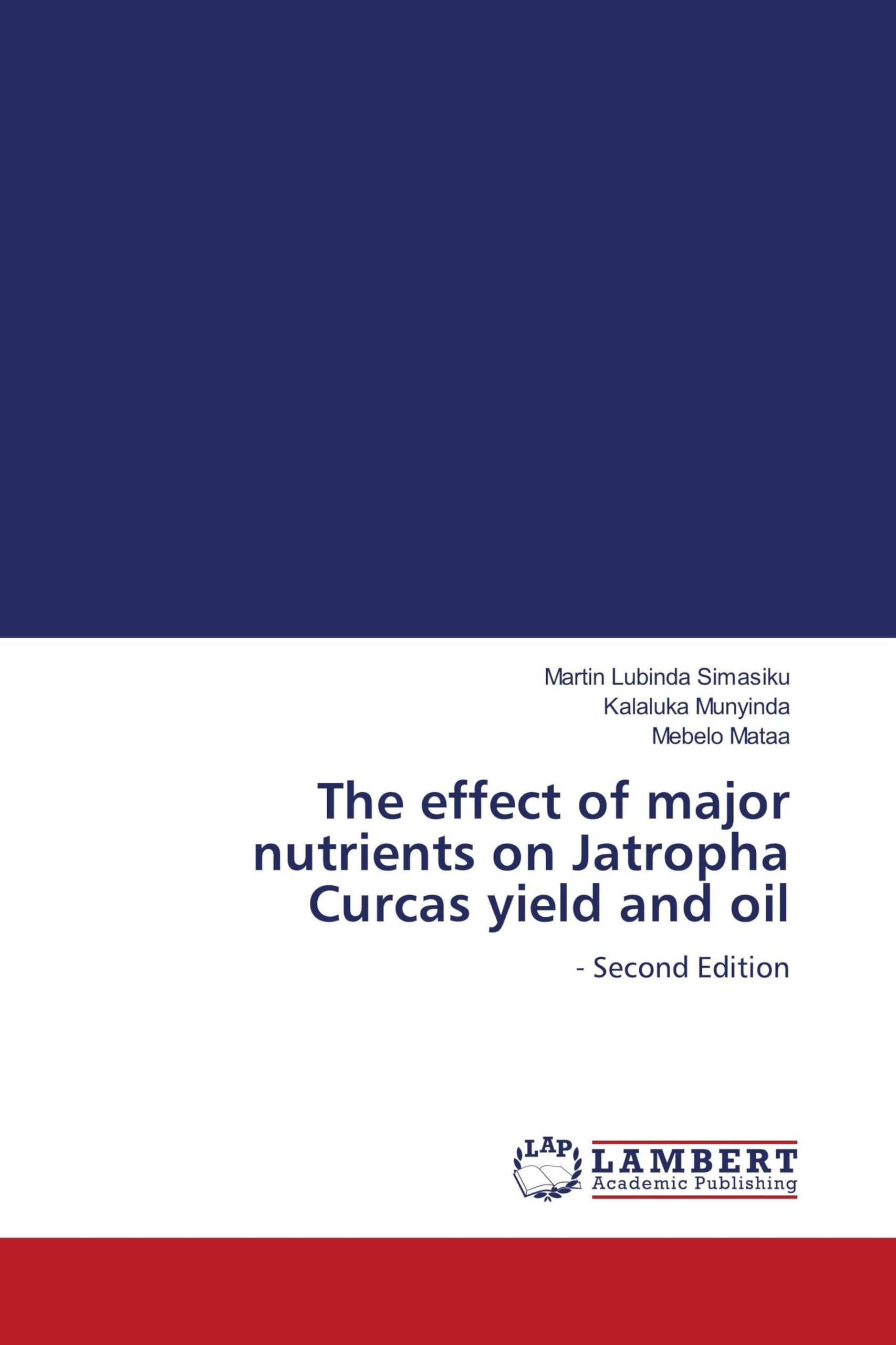 The effect of major nutrients on Jatropha Curcas yield and oil Natural Sciences