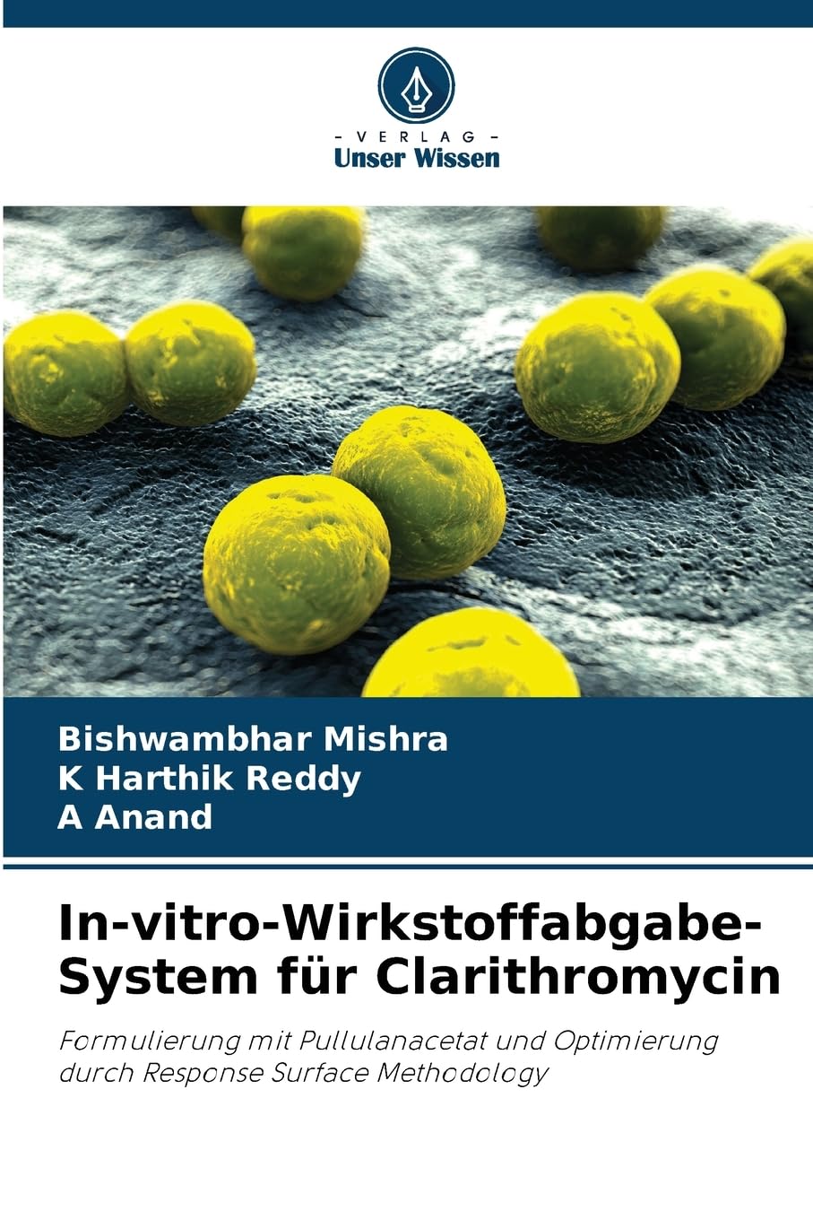 In-vitro-Wirkstoffabgabe-System für Clarithromycin Medicine
