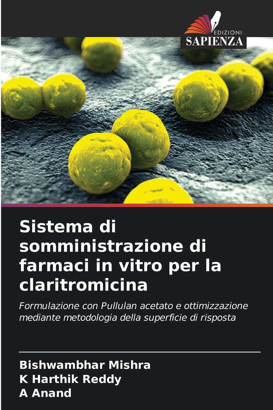 Sistema di somministrazione di farmaci in vitro per la claritromicina Books
