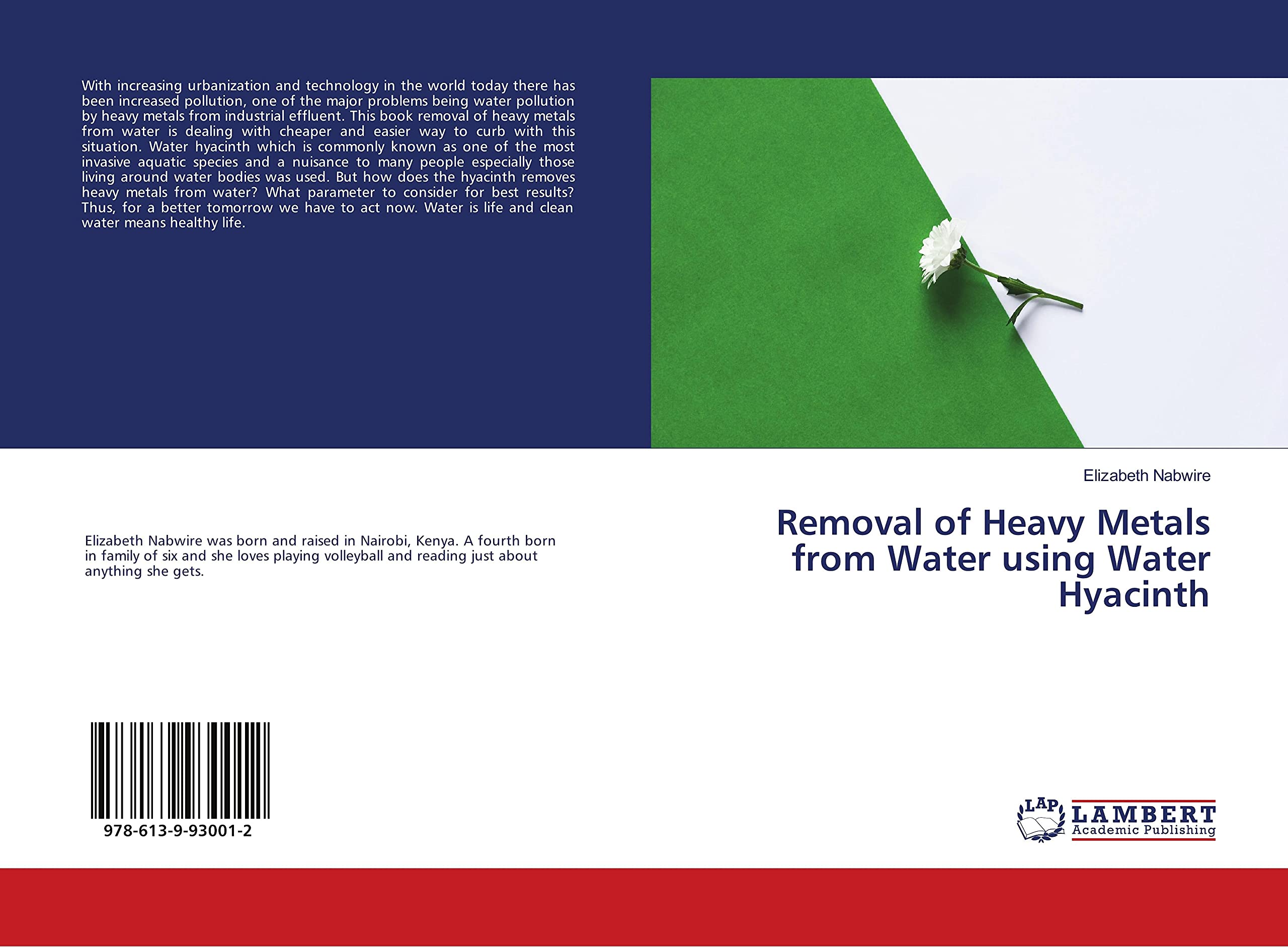 Removal of Heavy Metals from Water using Water Hyacinth book