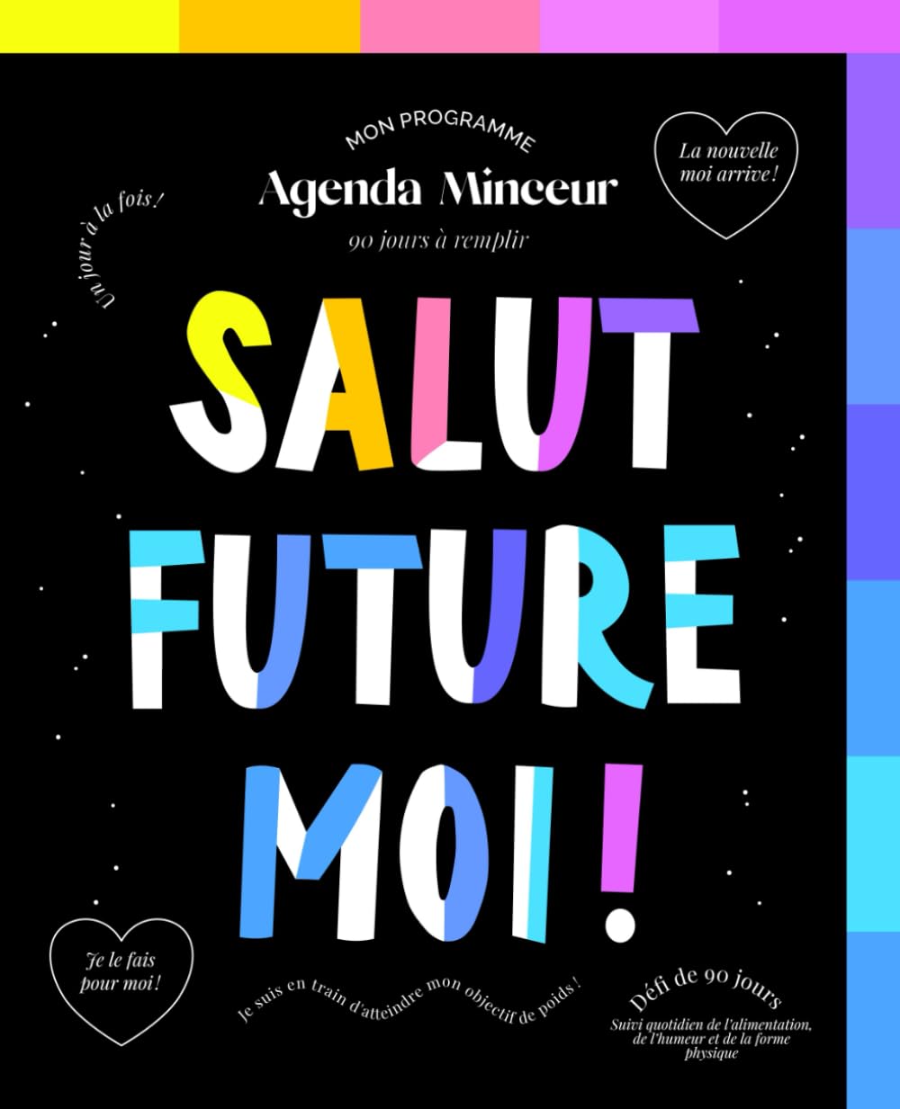 Agenda Minceur: 90 jours | Journal alimentaire à remplir | Perte de poids | Carnet régime book