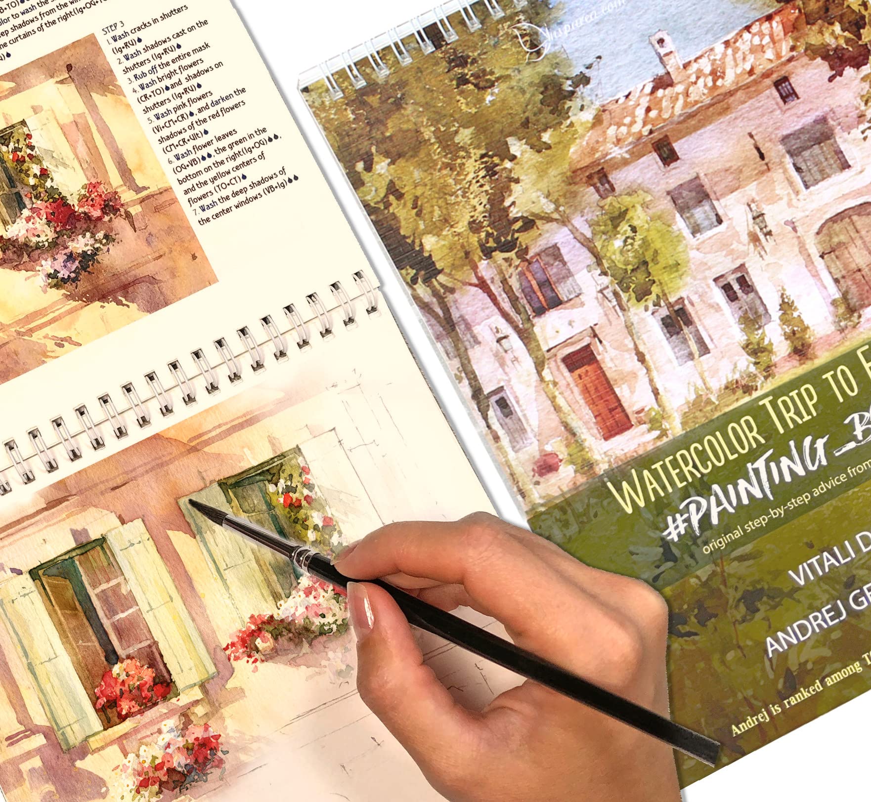 Акварельное путешествие по Франции. #painting_book Books
