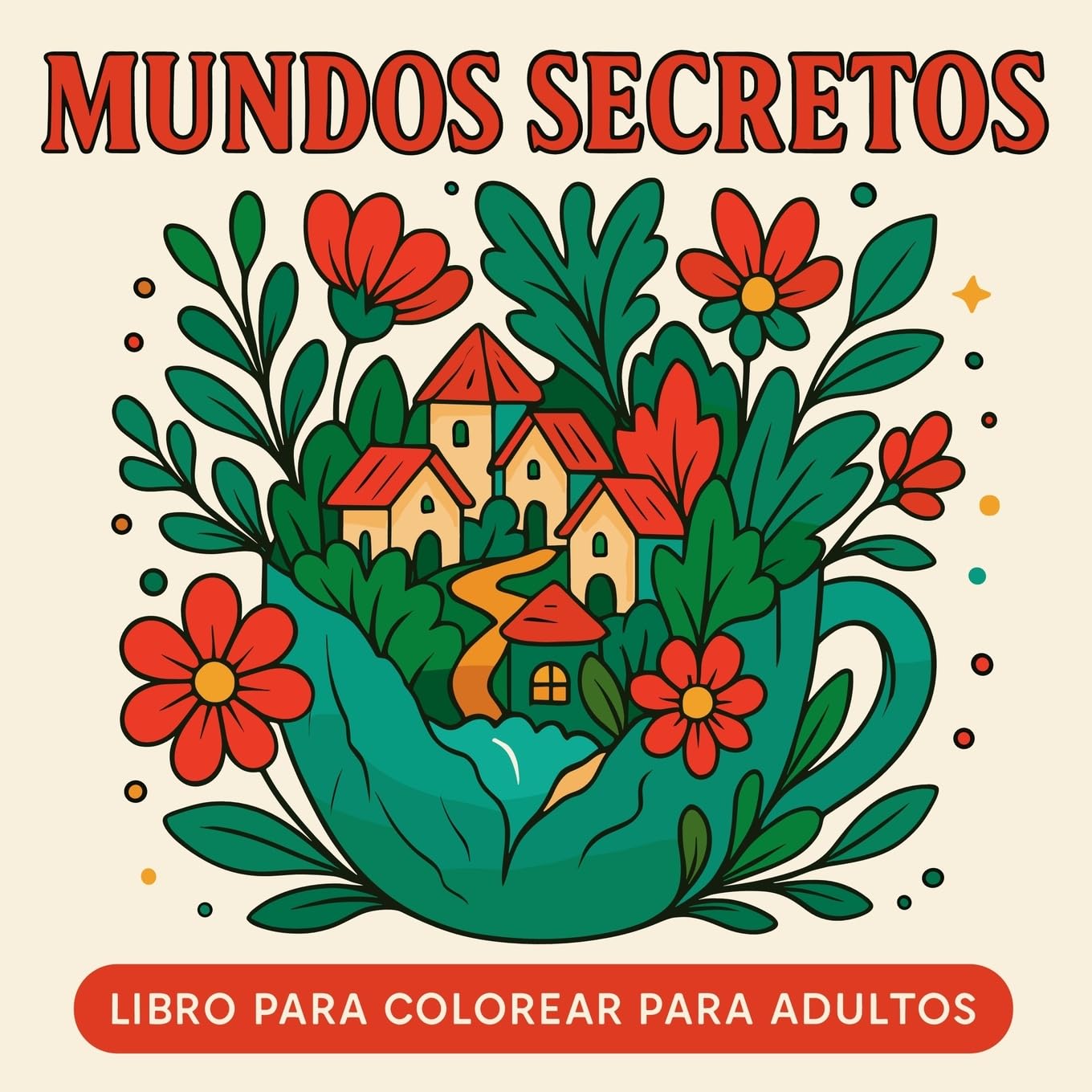 Mundos Secretos - Libro para colorear para adultos Architecture