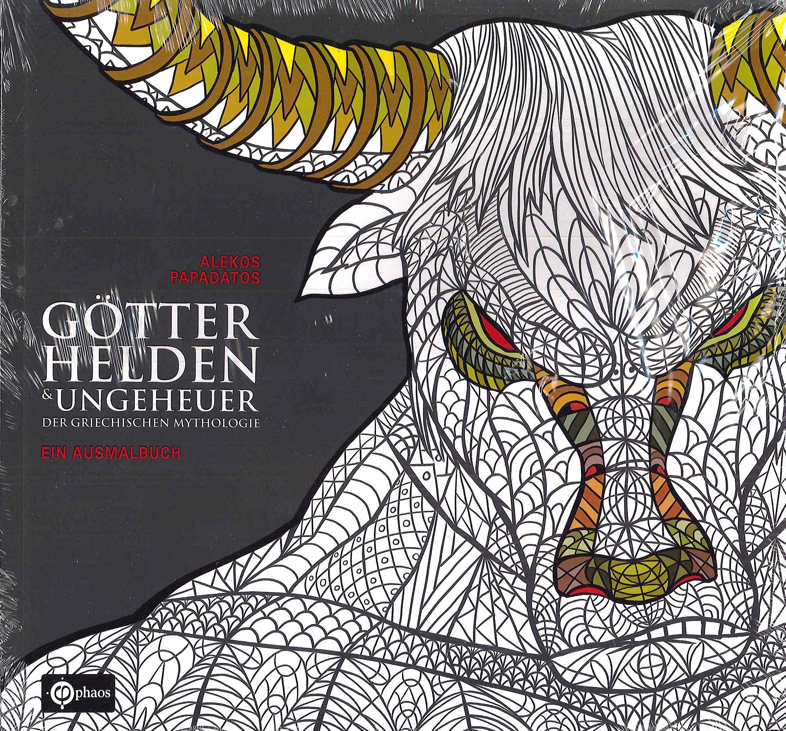 Götter, Helden und Monster der Griechischen Mythologie - Malbuch book