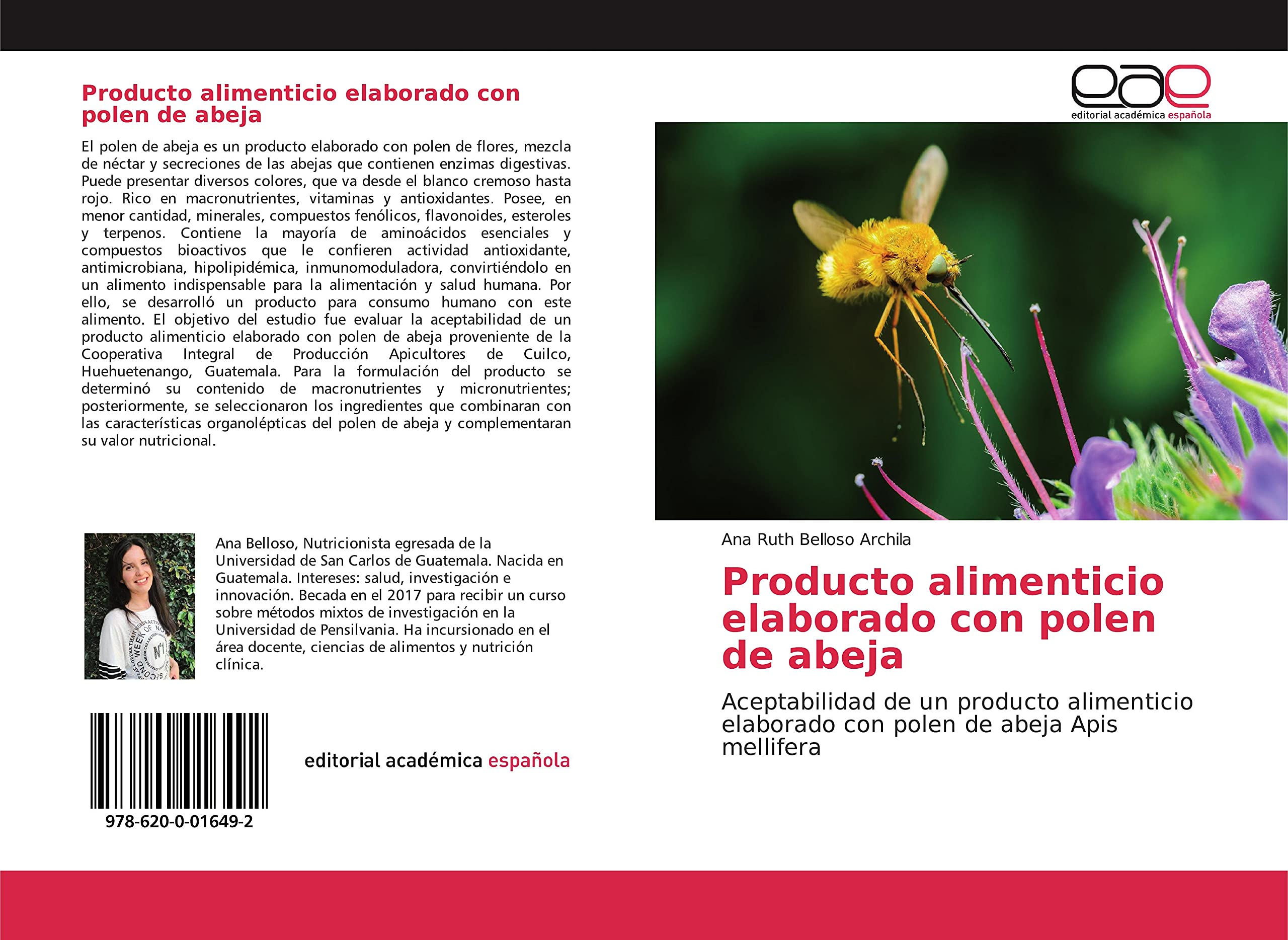 Producto alimenticio elaborado con polen de abeja: Aceptabilidad de un producto alimenticio elaborado con polen de abeja Apis mellifera Natural Sciences