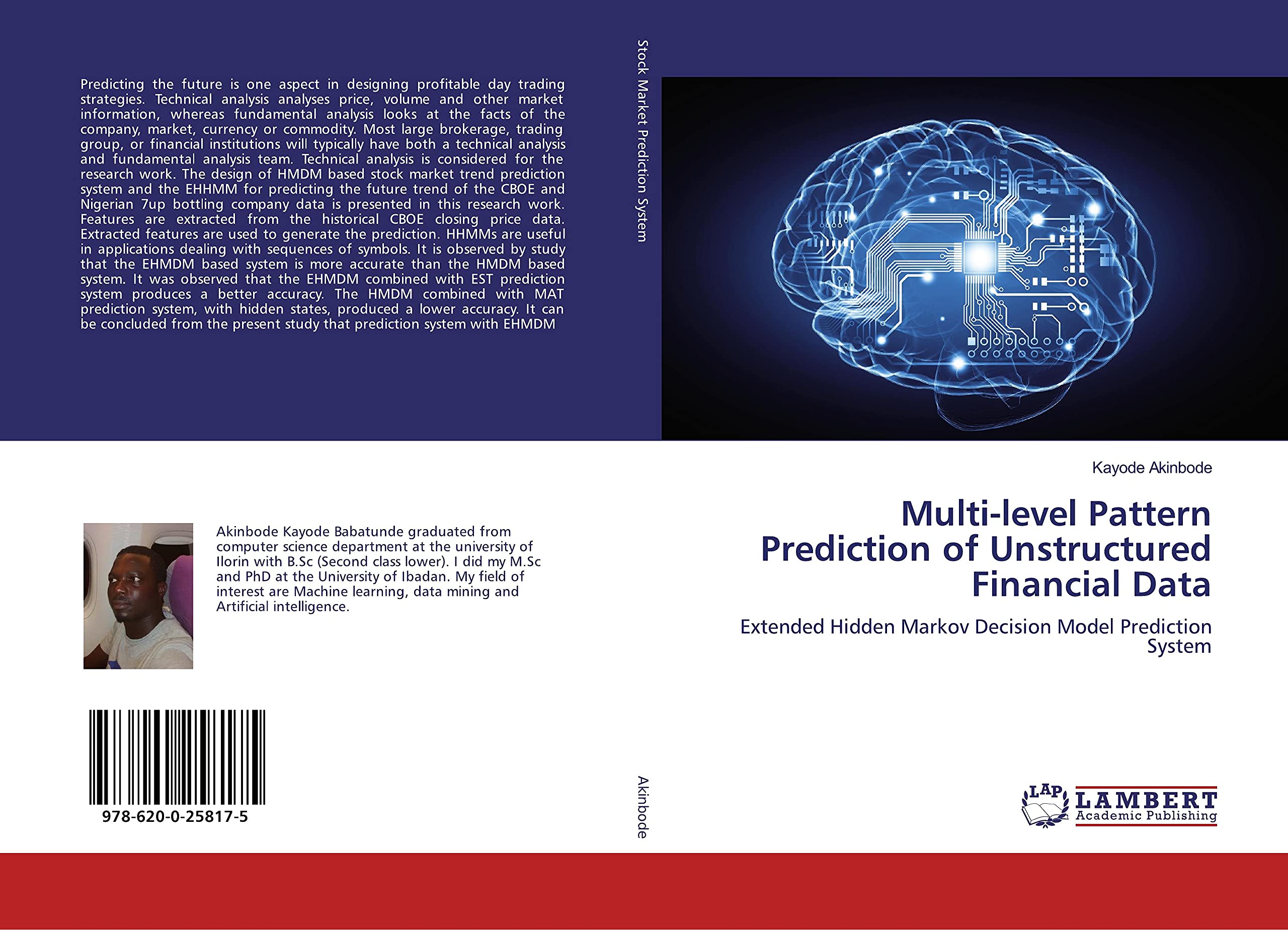 Product Image: Multi-level Pattern Prediction of Unstructured Financial Data: Extended Hidden Markov Decision Model Prediction System