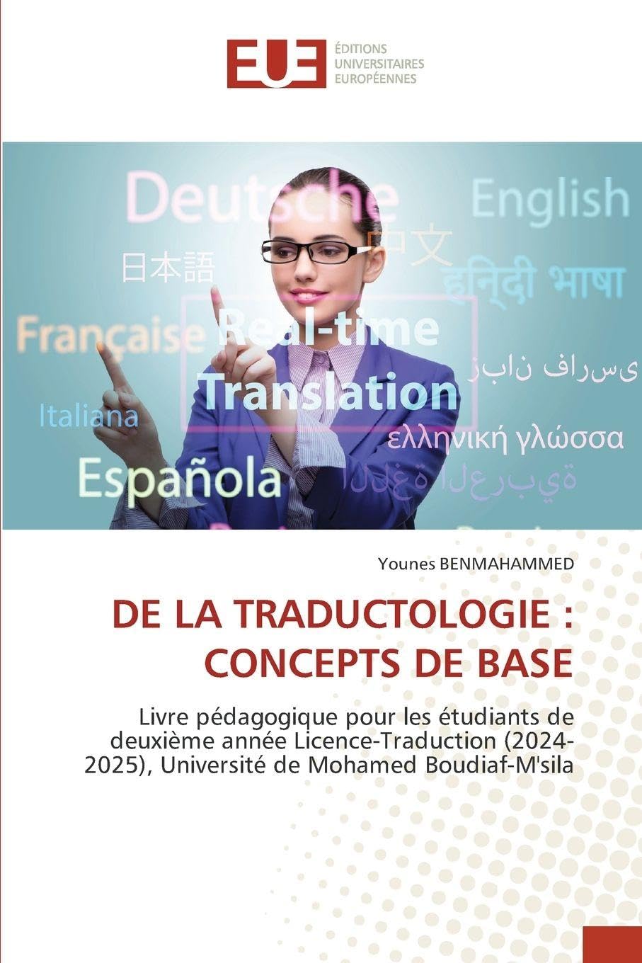 DE LA TRADUCTOLOGIE : CONCEPTS DE BASE Books