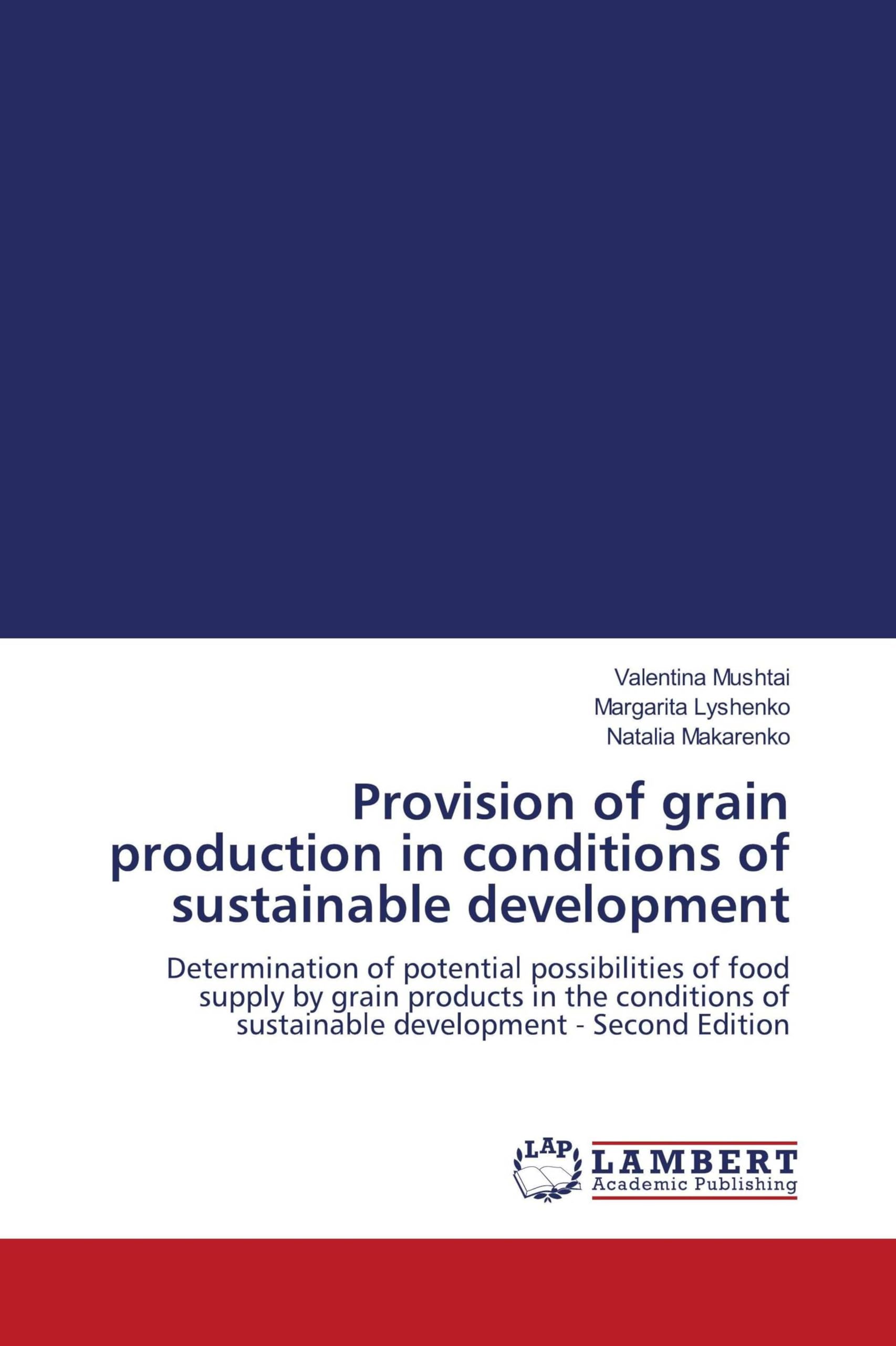 Provision of grain production in conditions of sustainable development Law