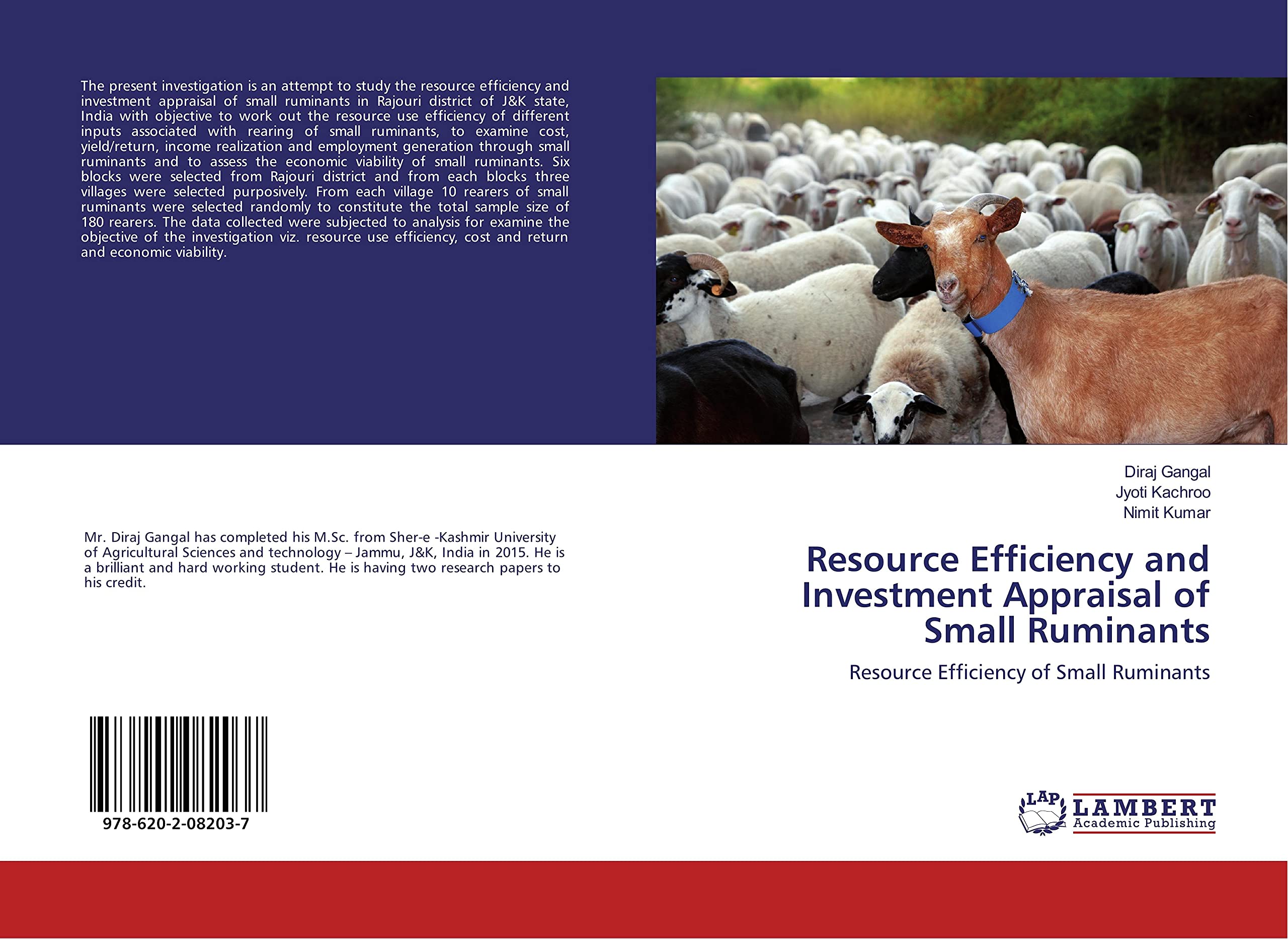 Resource Efficiency and Investment Appraisal of Small Ruminants: Resource Efficiency of Small Ruminants Law