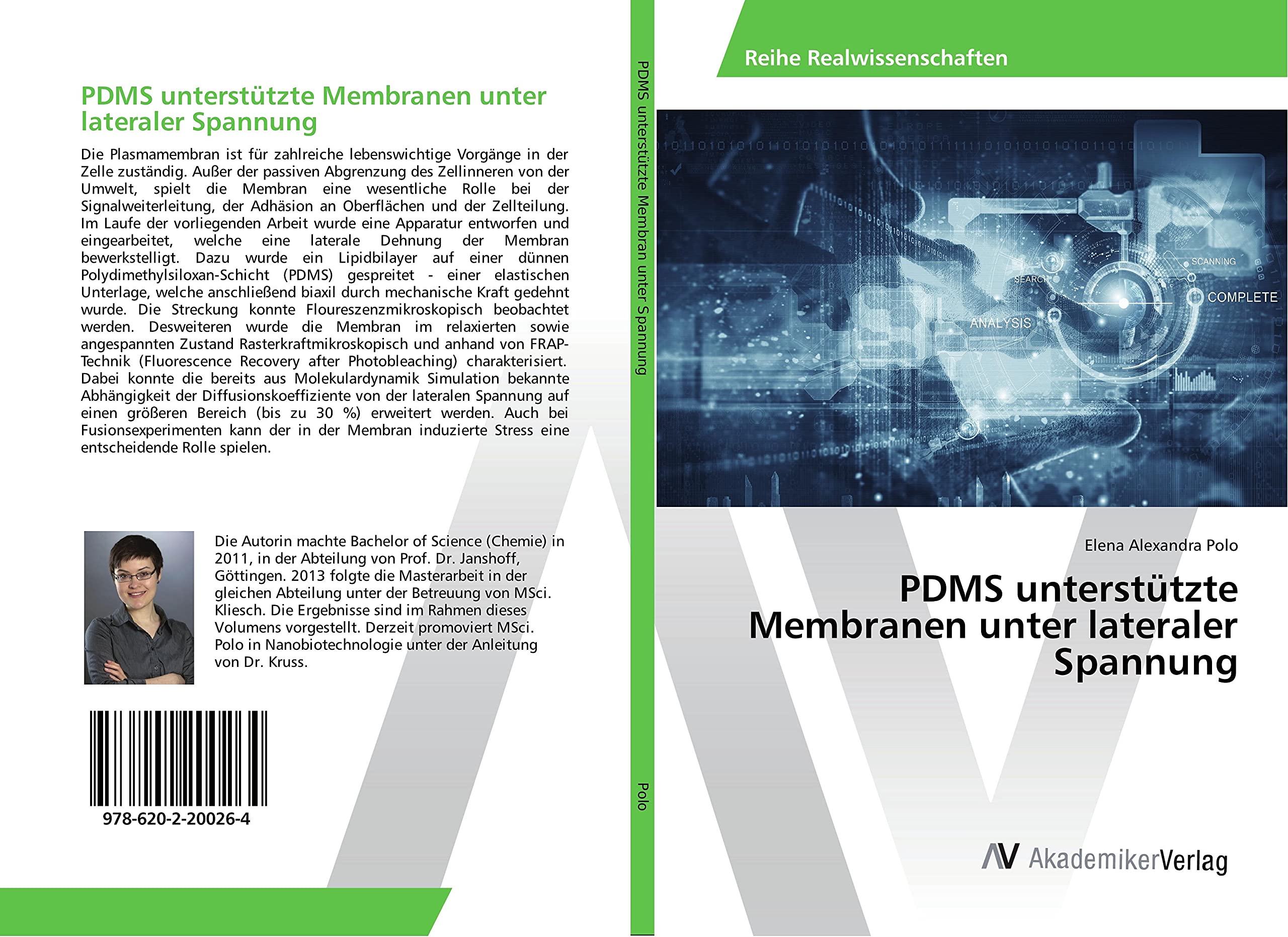 PDMS unterstützte Membranen unter lateraler Spannung Natural Sciences