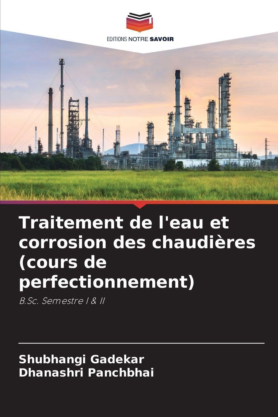Traitement de l'eau et corrosion des chaudières (cours de perfectionnement): B.Sc. Semestre I & II Religion & Esotericism