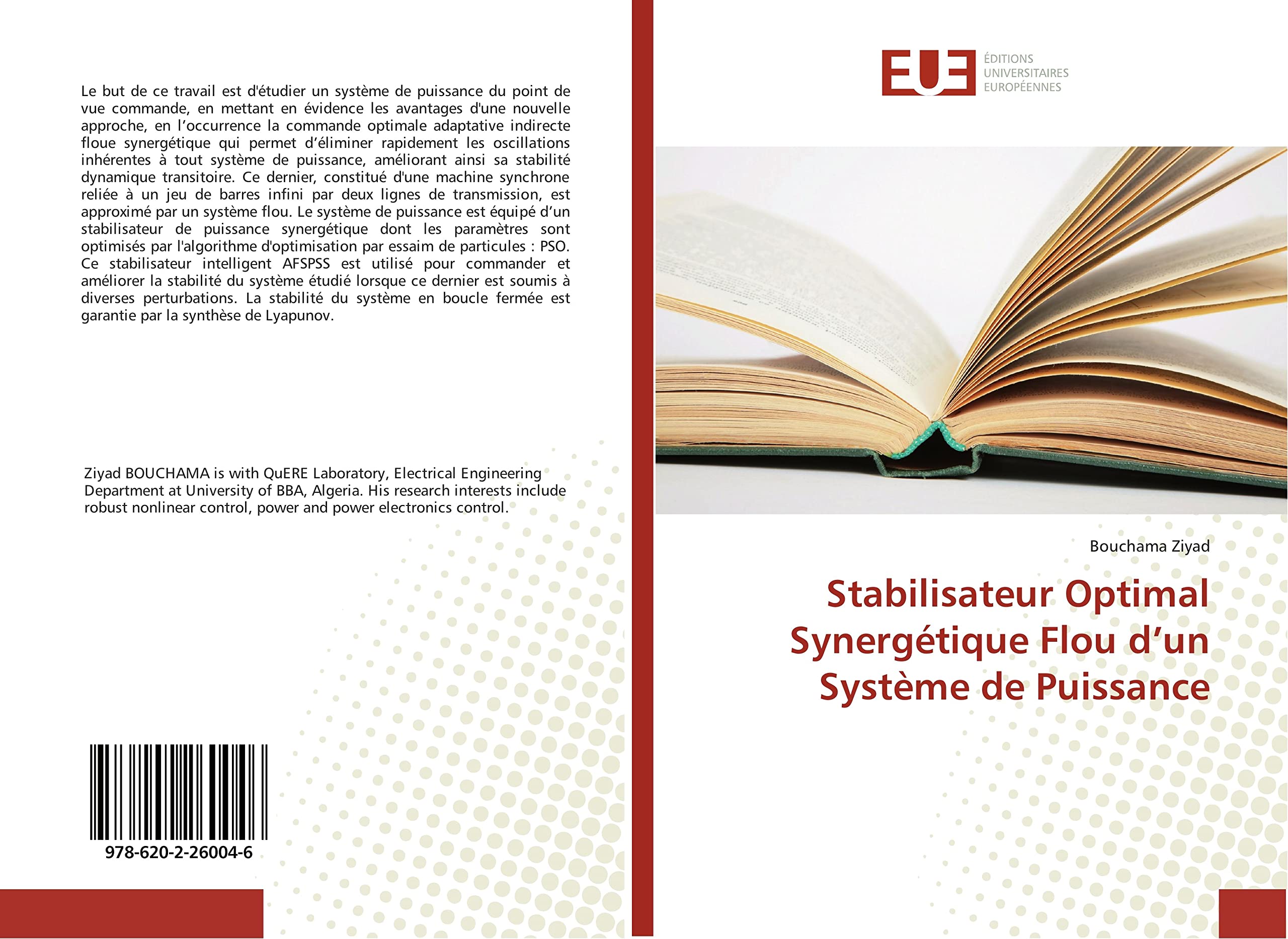 Stabilisateur Optimal Synergétique Flou d’un Système de Puissance book