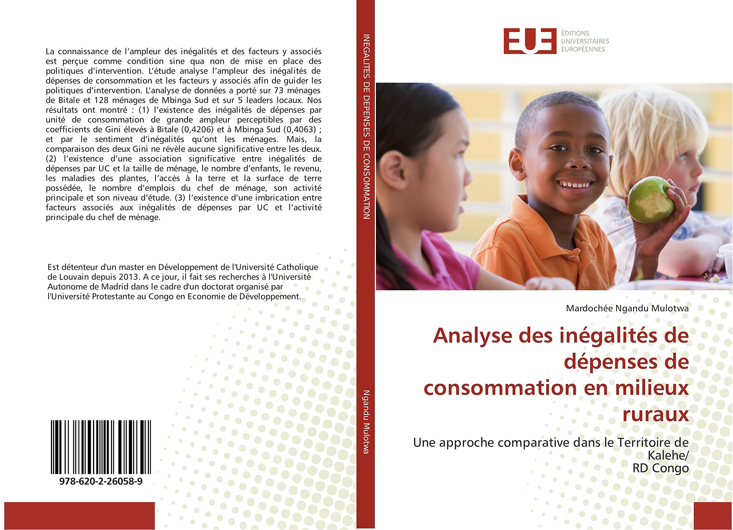 Analyse des inégalités de dépenses de consommation en milieux ruraux: Une approche comparative dans le Territoire de Kalehe/ RD Congo book