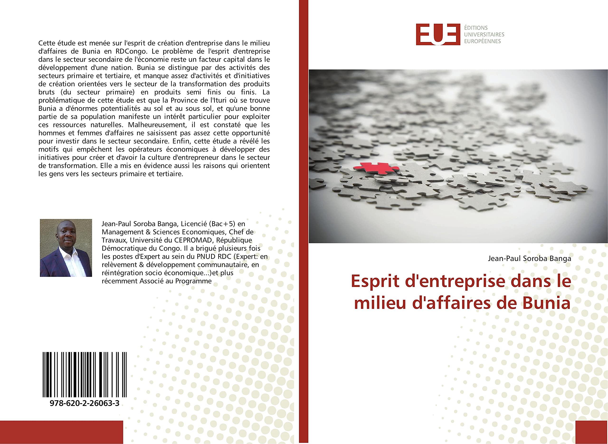 Esprit d'entreprise dans le milieu d'affaires de Bunia book