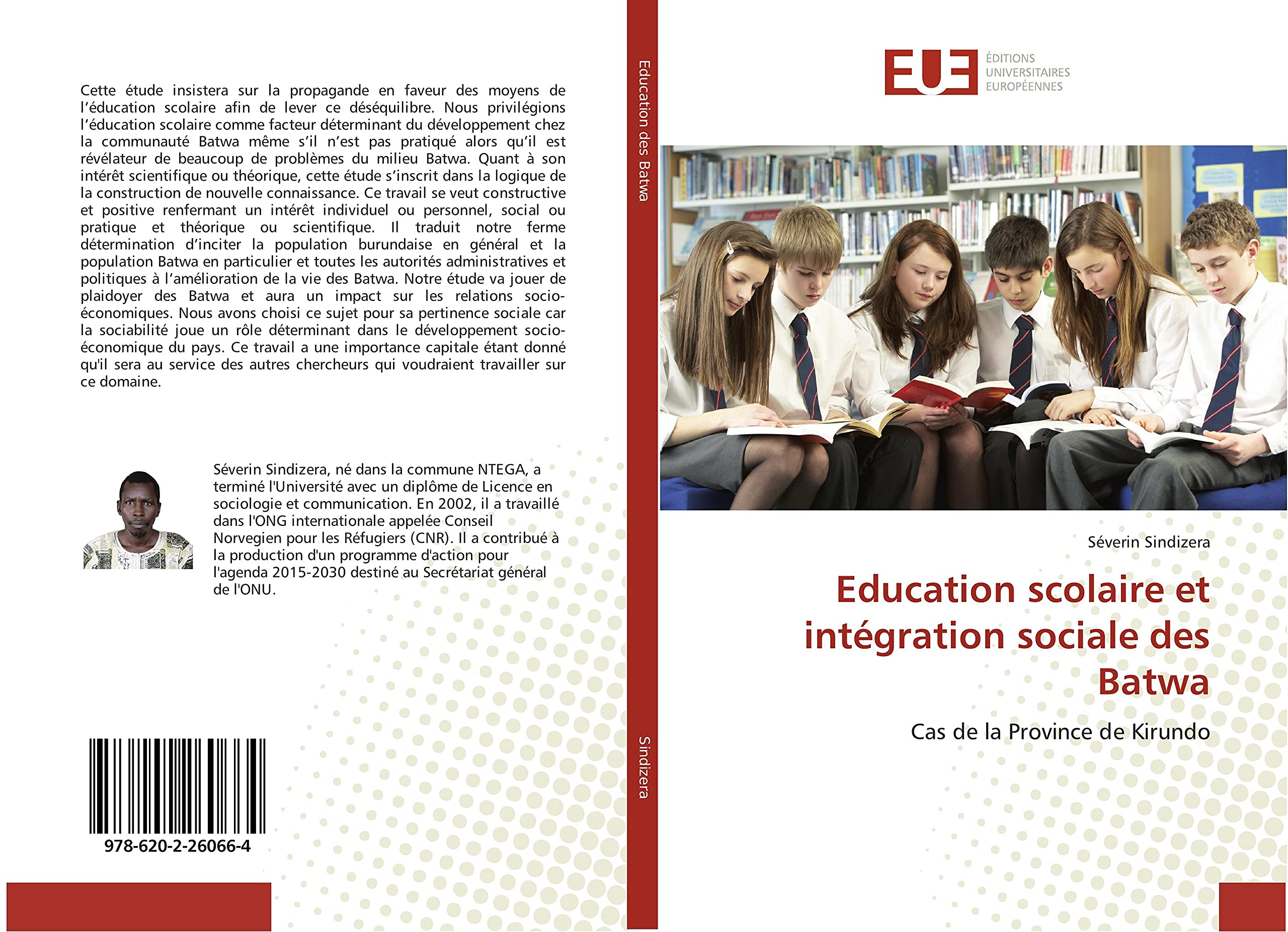 Education scolaire et intégration sociale des Batwa: Cas de la Province de Kirundo book