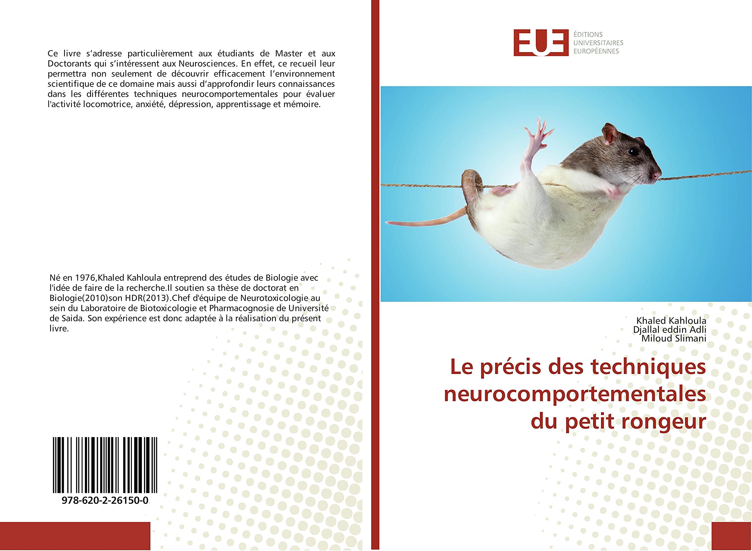Le précis des techniques neurocomportementales du petit rongeur book
