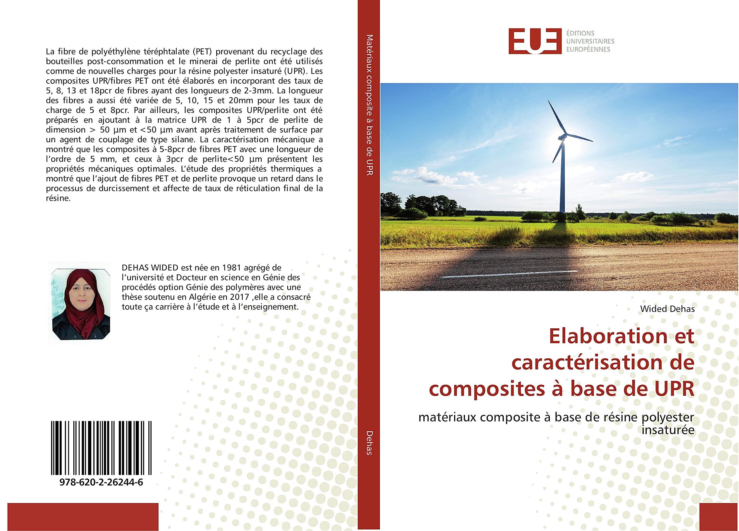Elaboration et caractérisation de composites à base de UPR: matériaux composite à base de résine polyester insaturée book