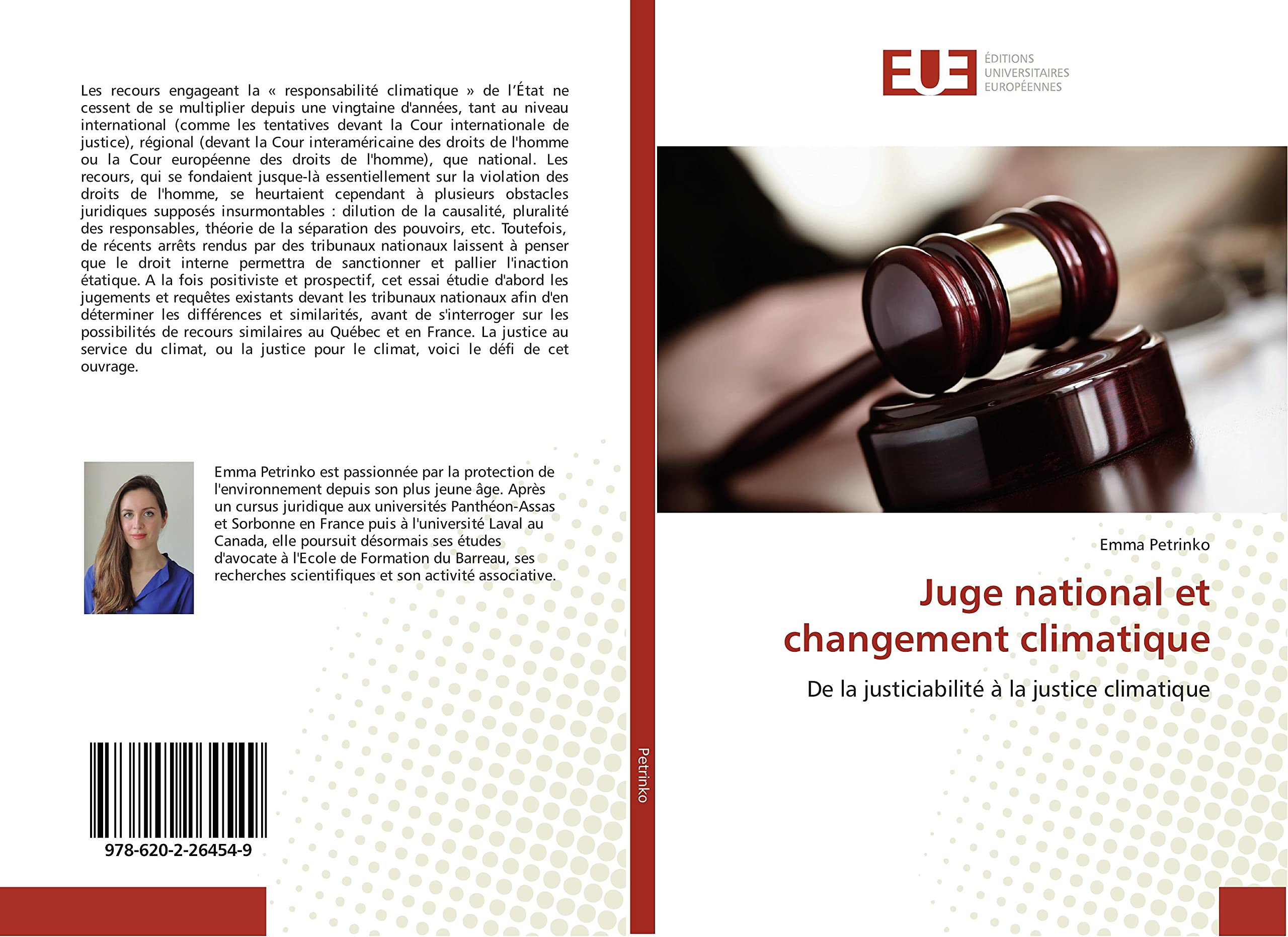 Juge national et changement climatique: De la justiciabilité à la justice climatique book