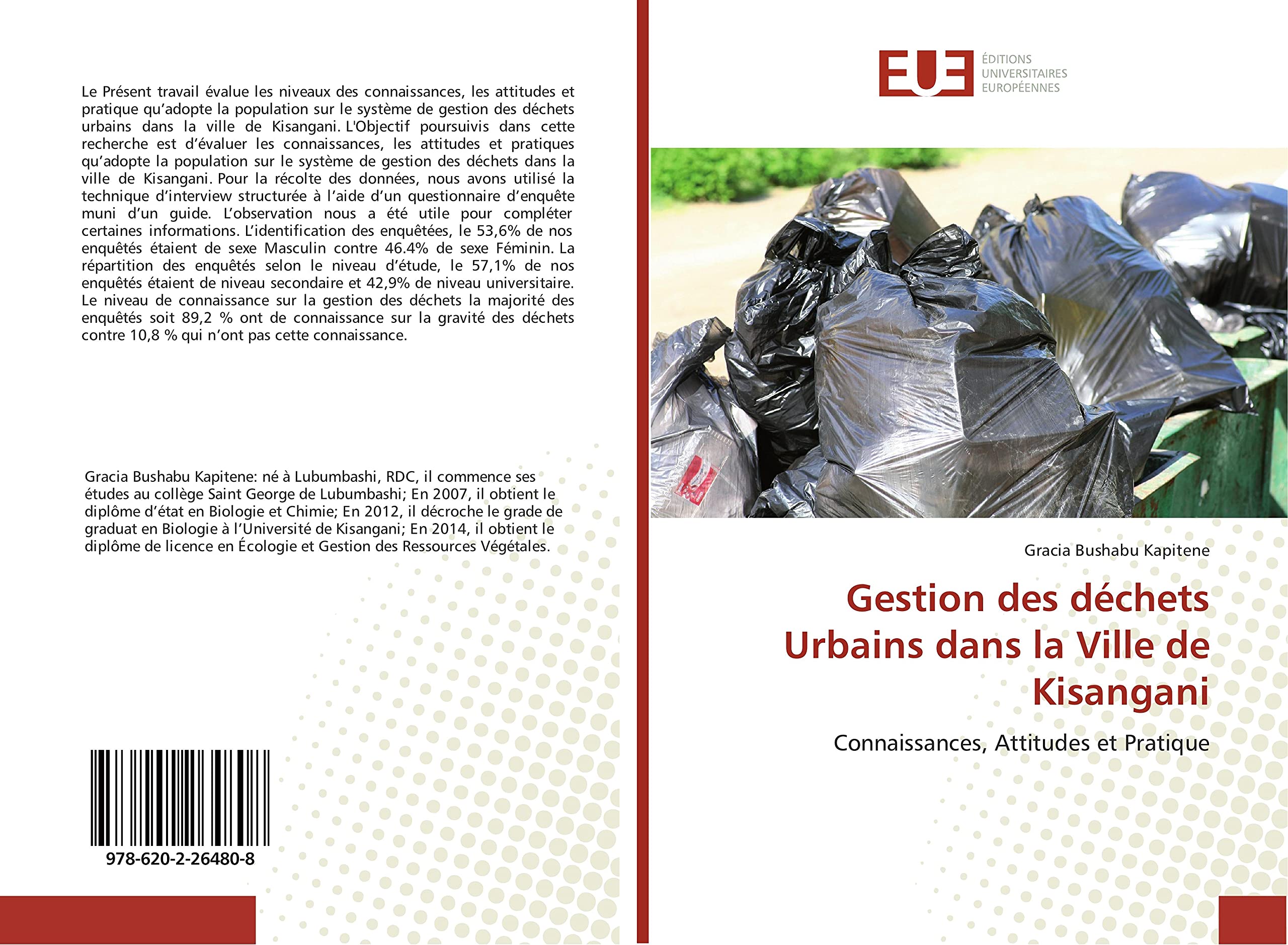 Gestion des déchets Urbains dans la Ville de Kisangani book
