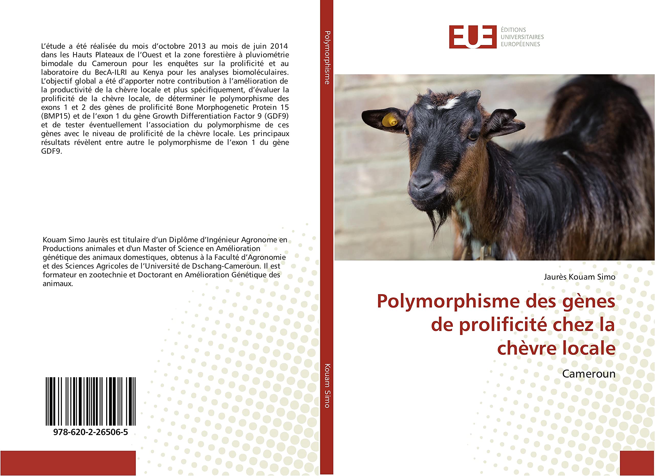 Polymorphisme des gènes de prolificité chez la chèvre locale: Cameroun book