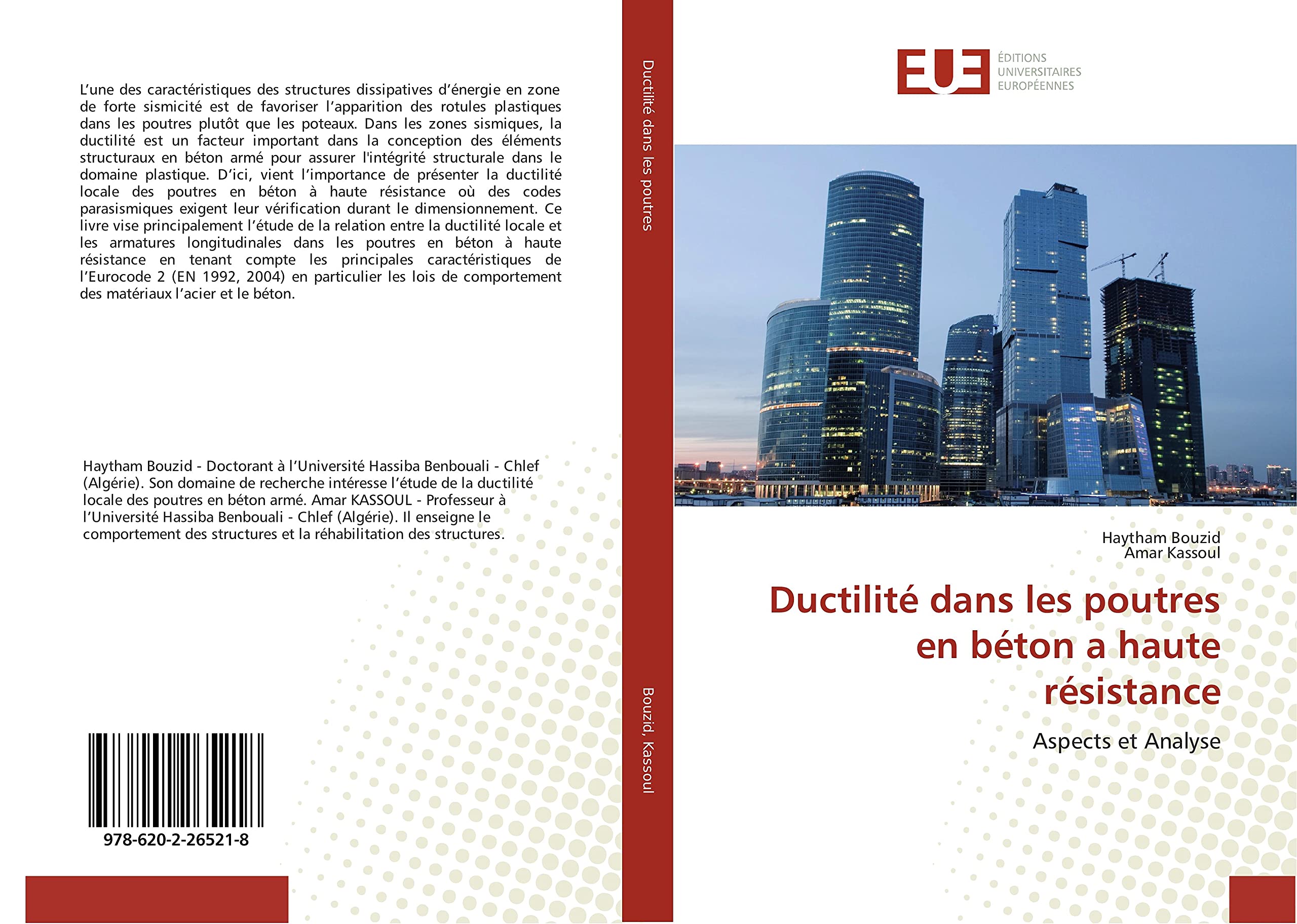 Ductilité dans les poutres en béton a haute résistance: Aspects et Analyse book