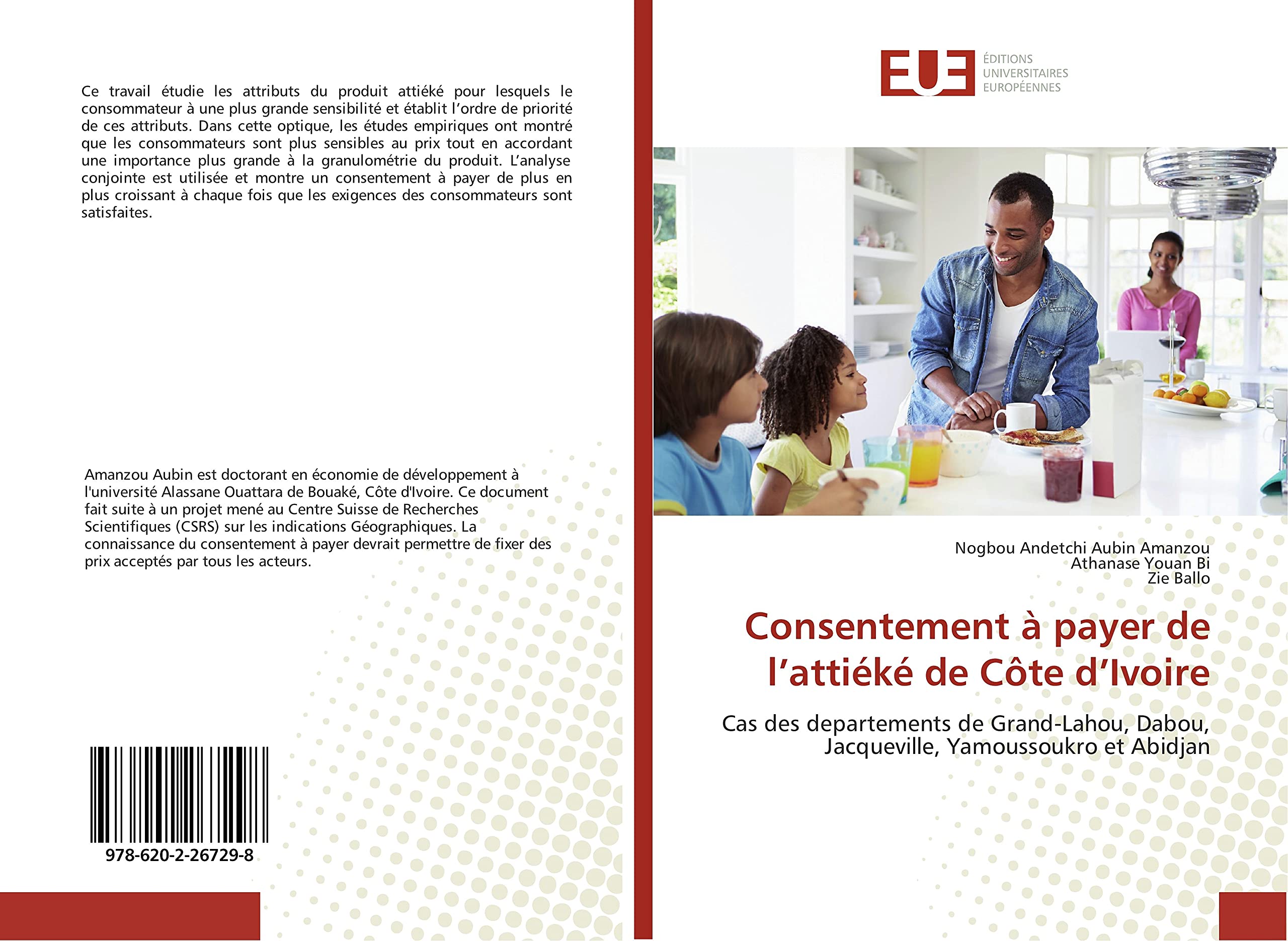 Consentement à payer de l'attiéké de Côte d'Ivoire book