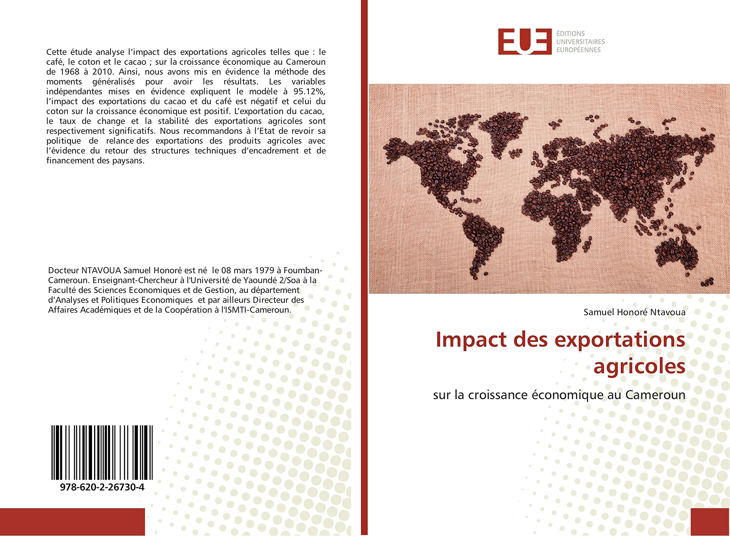 Impact des exportations agricoles: sur la croissance économique au Cameroun book