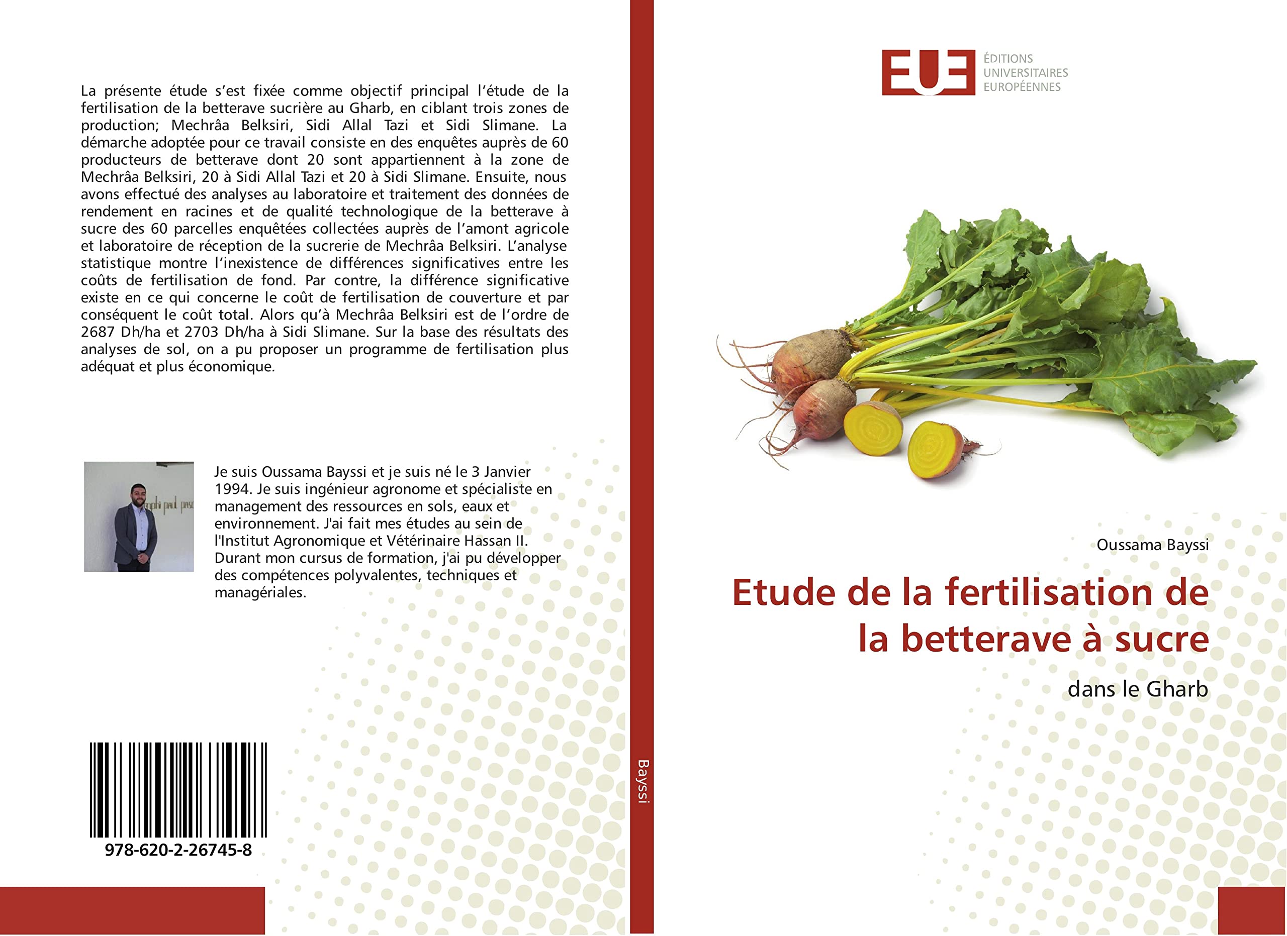 Etude de la fertilisation de la betterave à sucre: dans le Gharb book